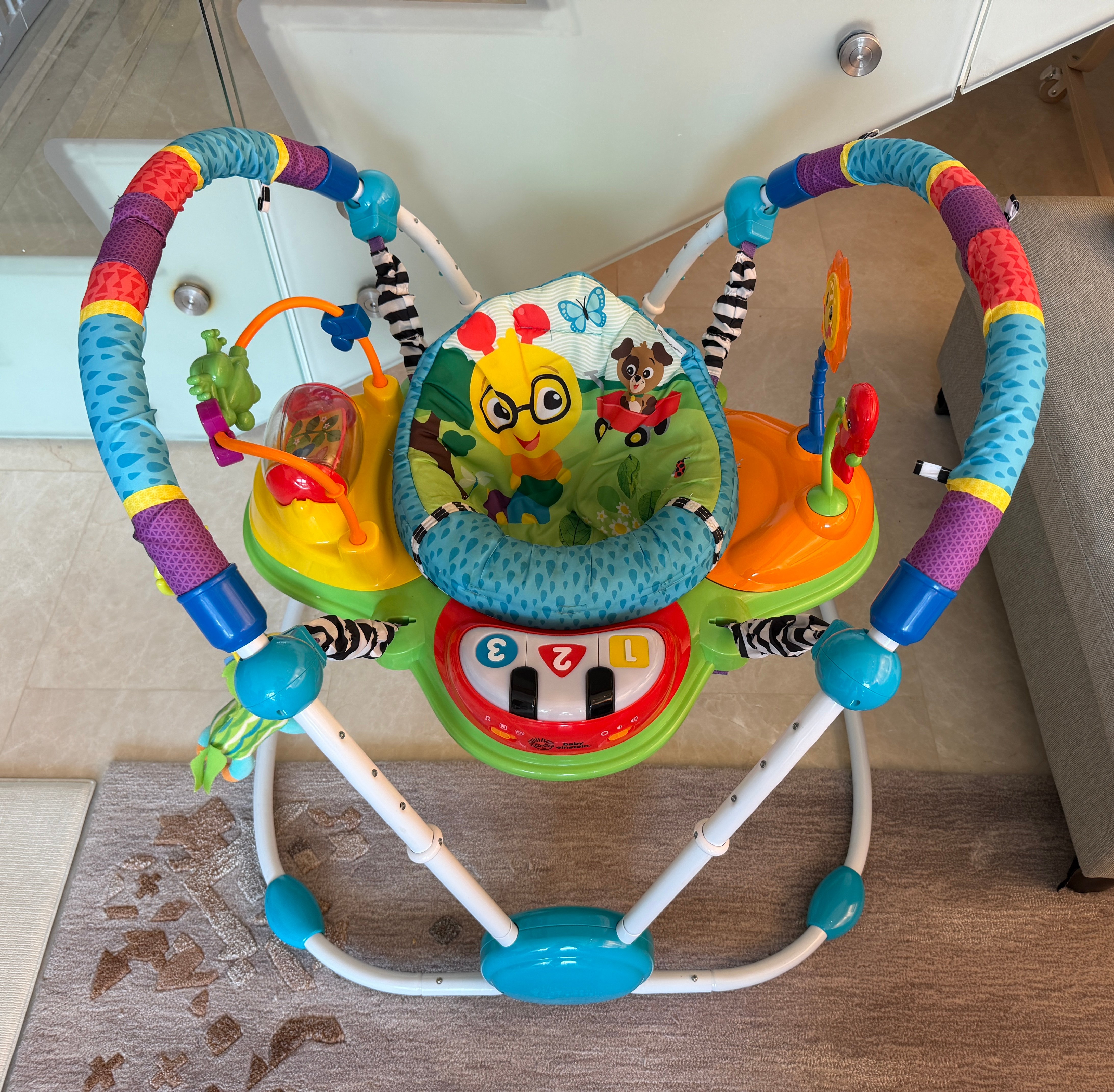 Baby Activity Jumper + Alksvard Ikea Bassinet + Changing Base - Image 1