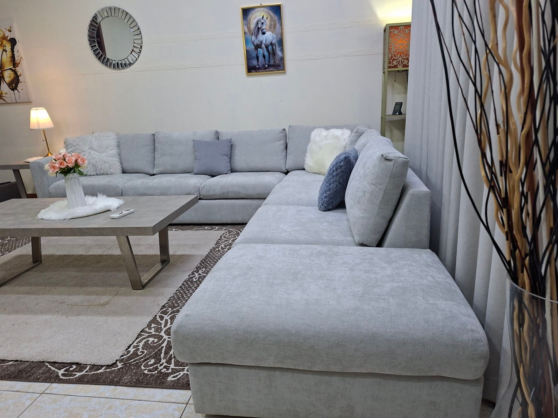 Ikea VIMLE L ship corner sofa with food storeg, selling like brand new condition - Image 9