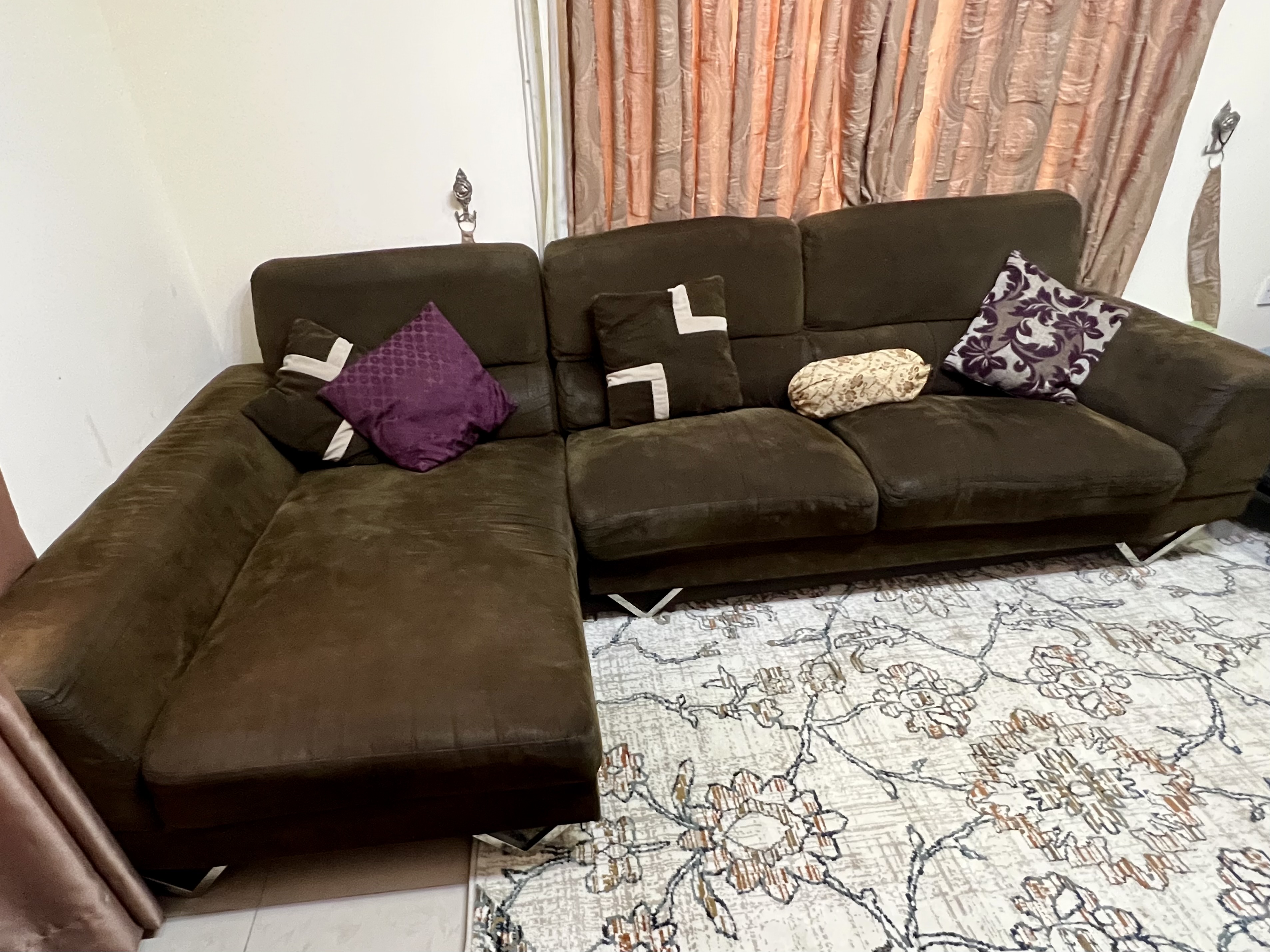 Home center L shape sofa for sale - Image 4