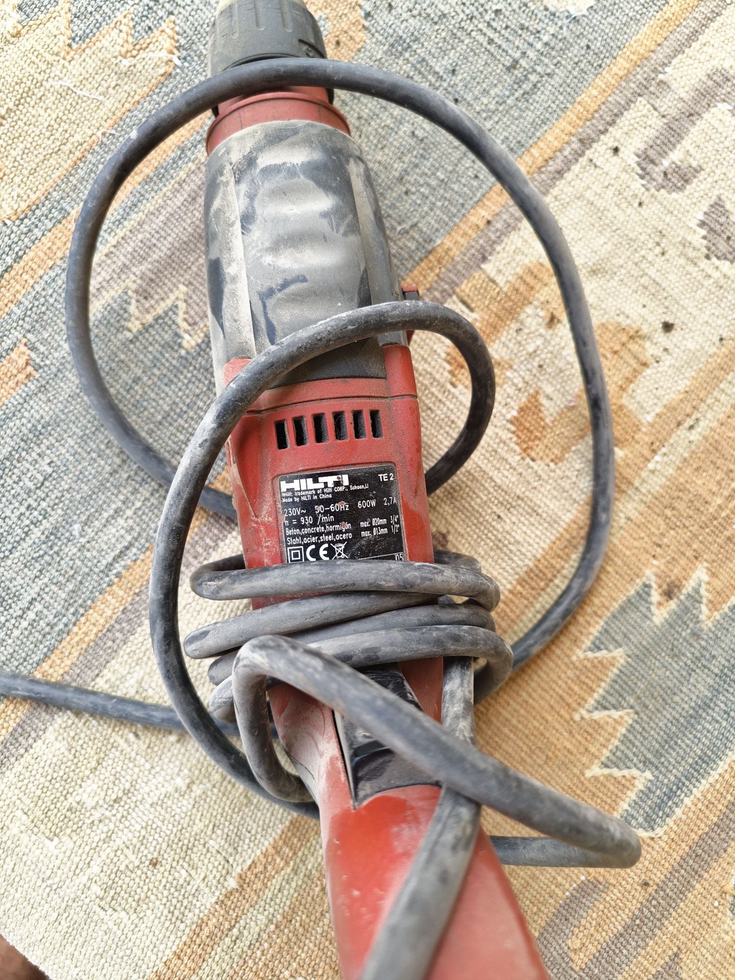 Genuine Hilti TE 2 Rotary Hammer – Compact & Durable SDS Plus Concrete Drill - Image 2