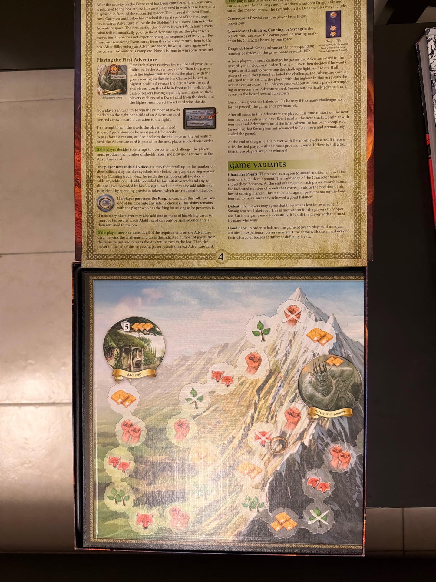 The Hobbit. Board Game.  - Image 3
