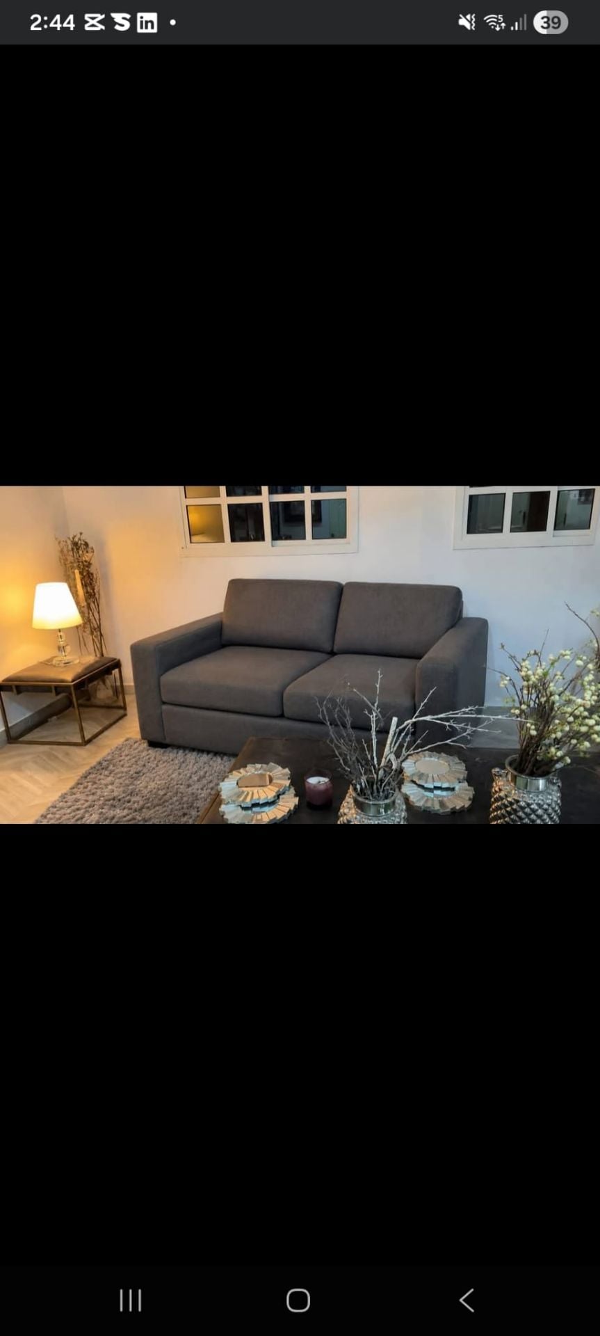Two seater home centre eterno sofa - Image 1