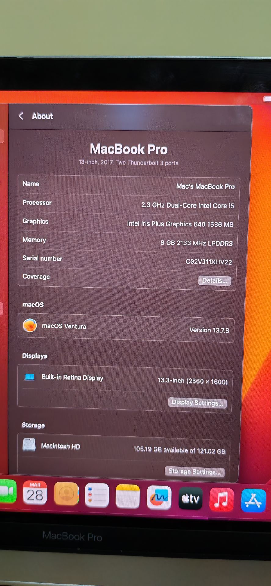 MacBook Pro 2017 - Image 4