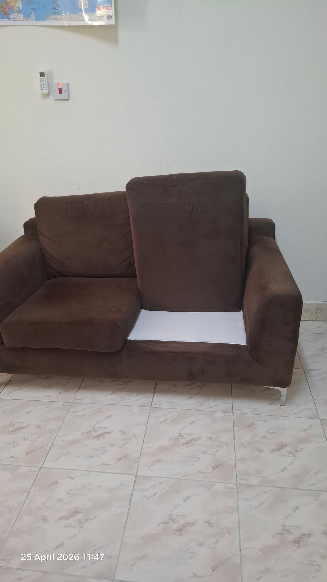 02 Sitter Sofa - 02 Nos. Removable / washable cover. Good condition,  - Image 3