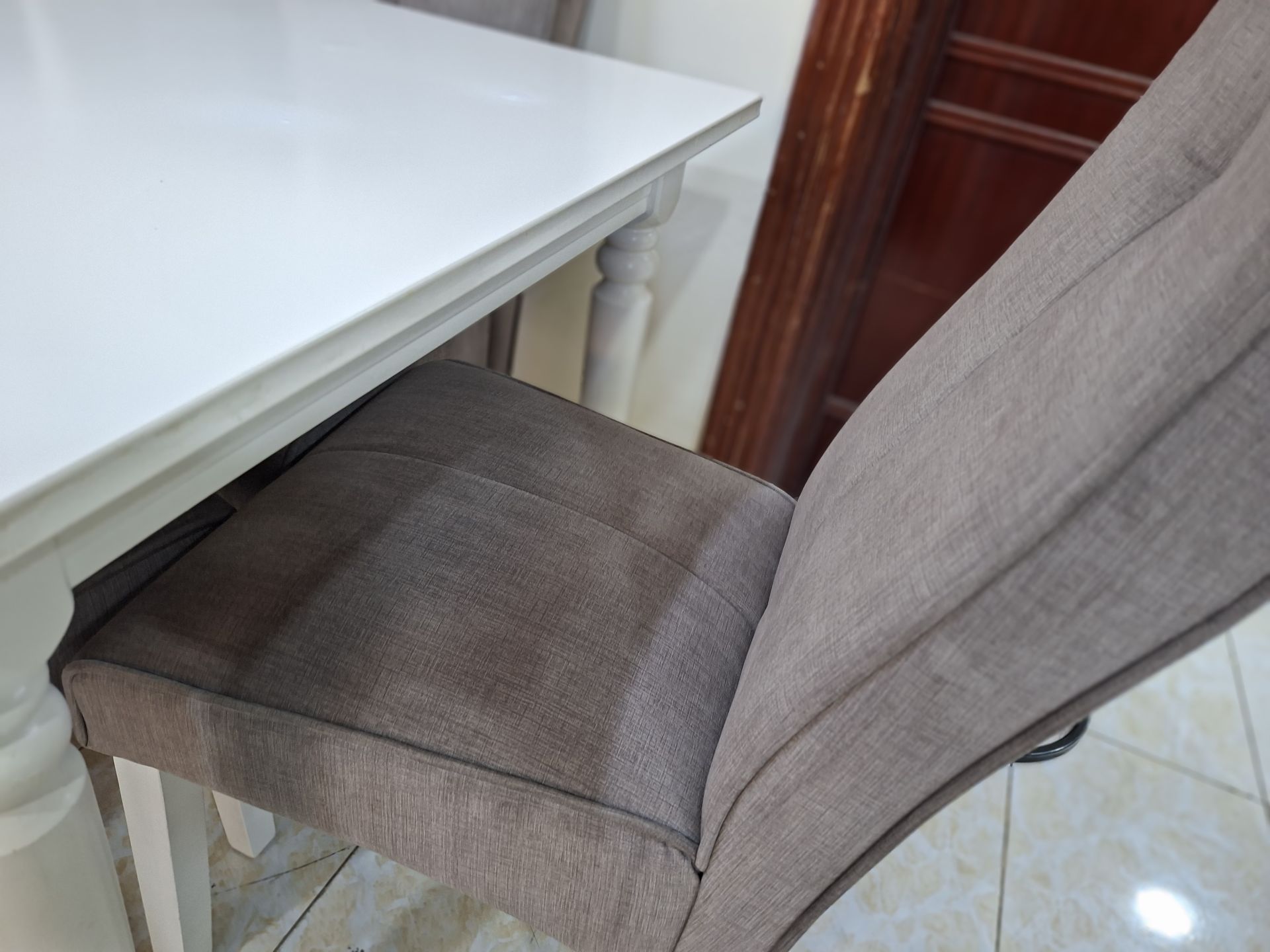 Branded 8  Chairs dining table for selling  good conditions and clean dining  ta - Image 7