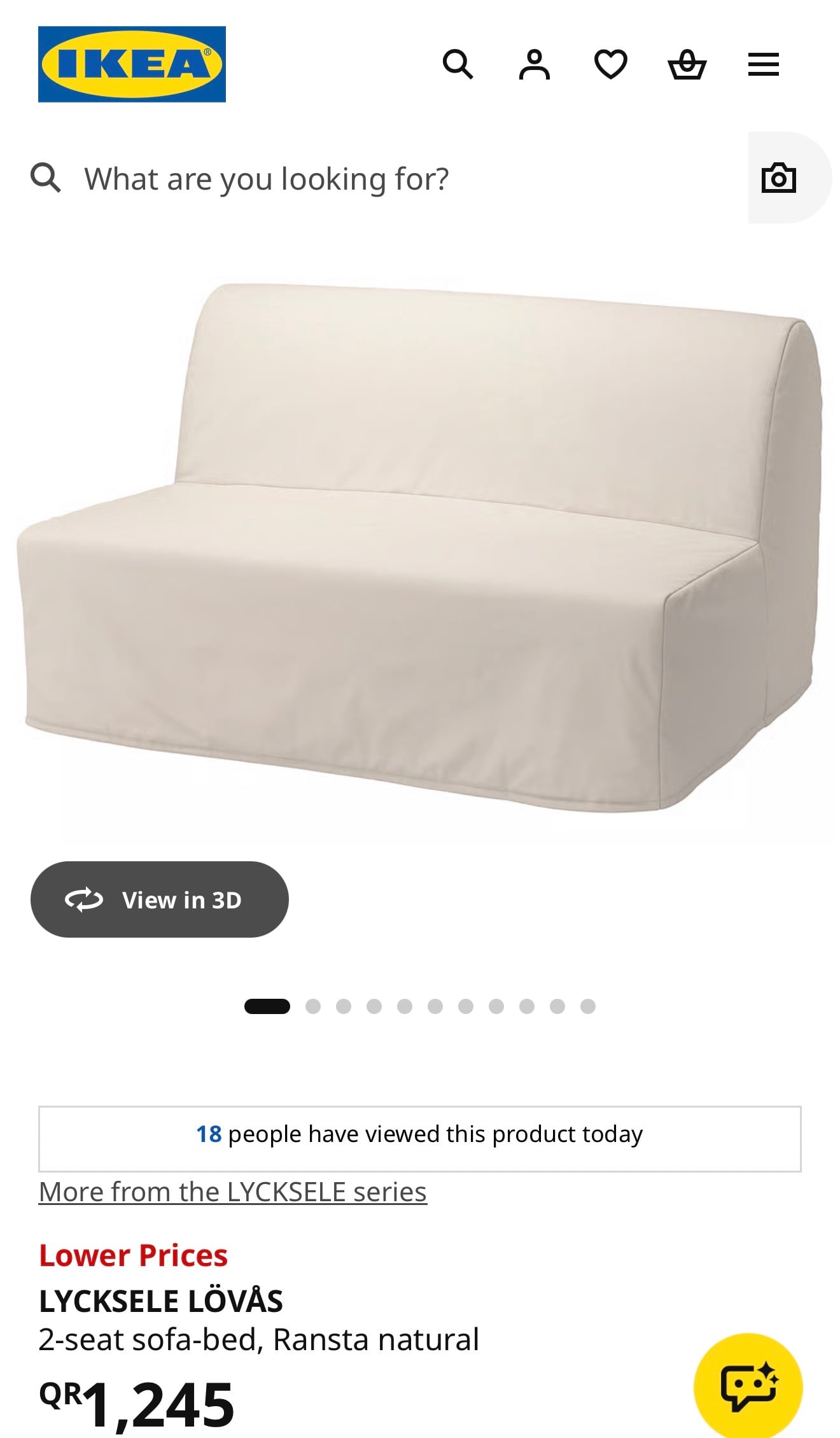 Sofa bed with mattress  - Image 3