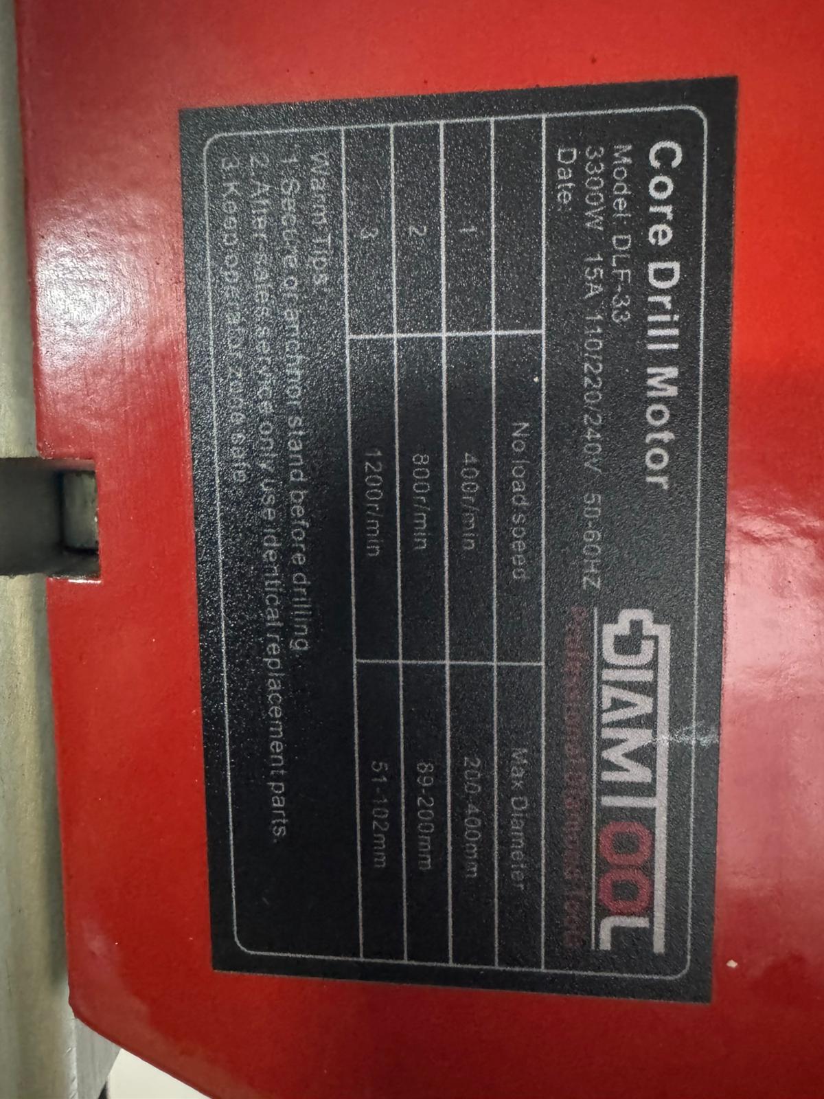 New HD Coring machine and stand - Image 4