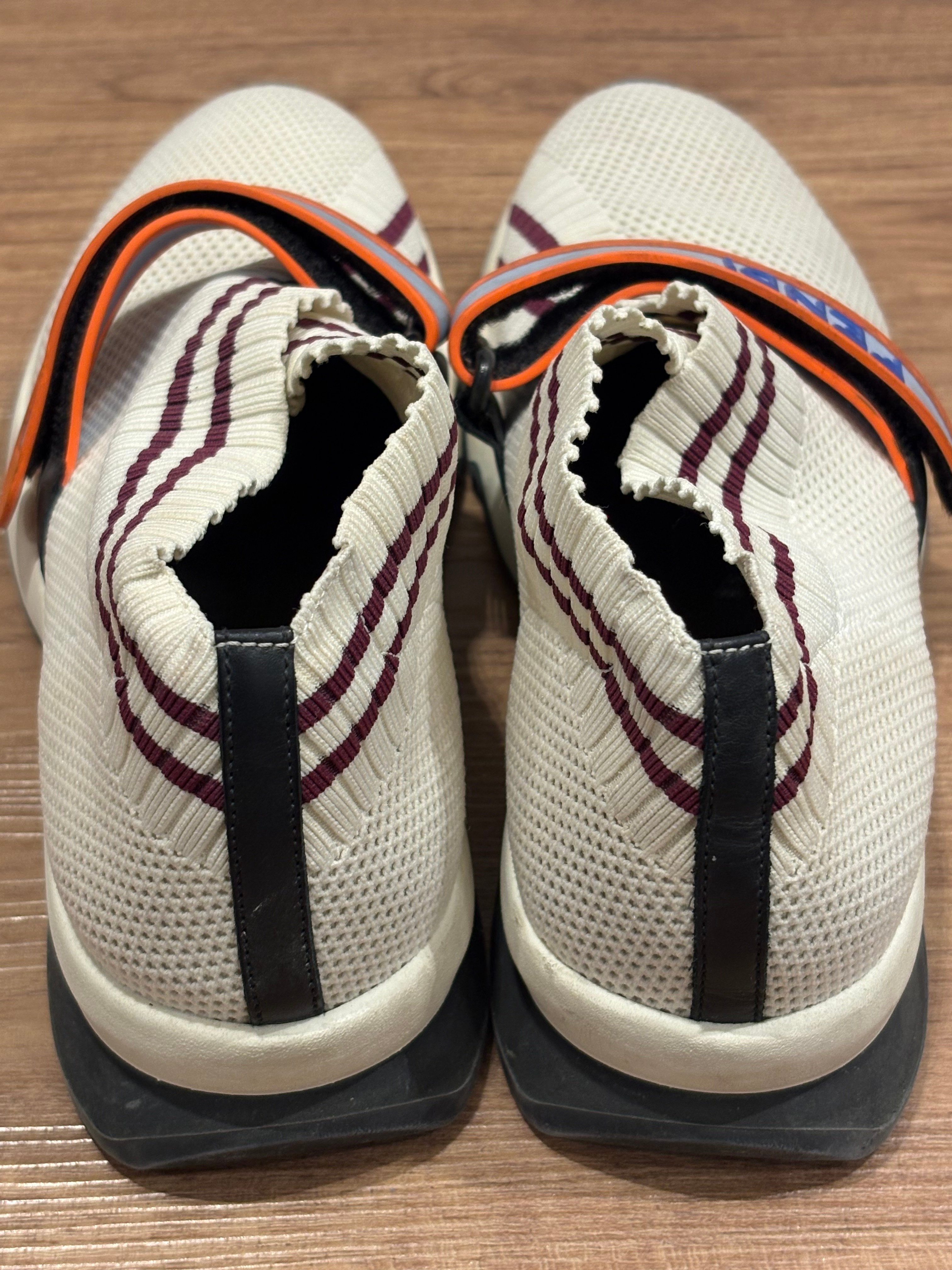 Fendi Rockoko mismatch logo tech-mesh knit sneakers: PRICE NEGOTIABLE - Image 3