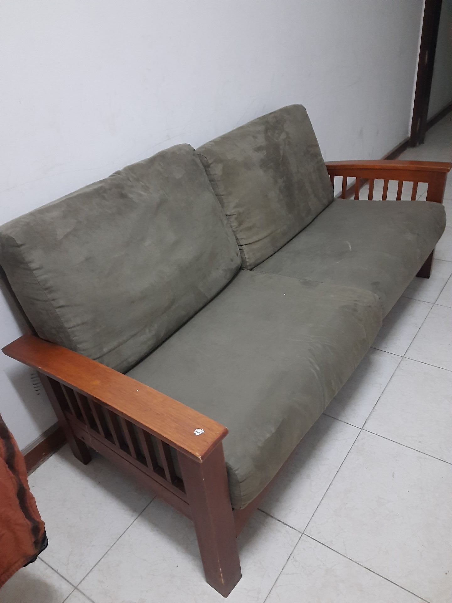 Sofa 3 seater wooden home center  - Image 2