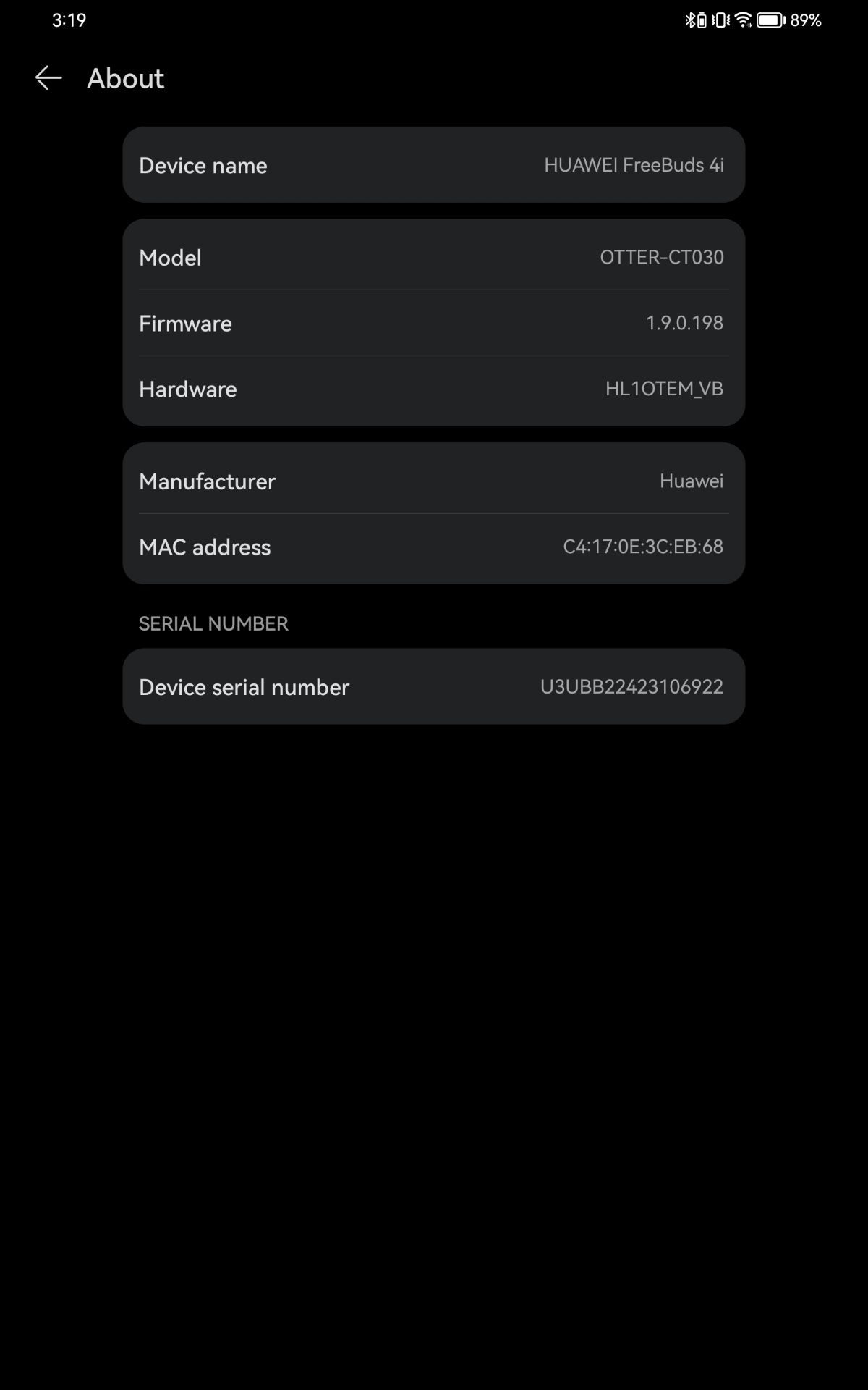 HUAWEI FreeBuds 4i  ANC Black - Image 6