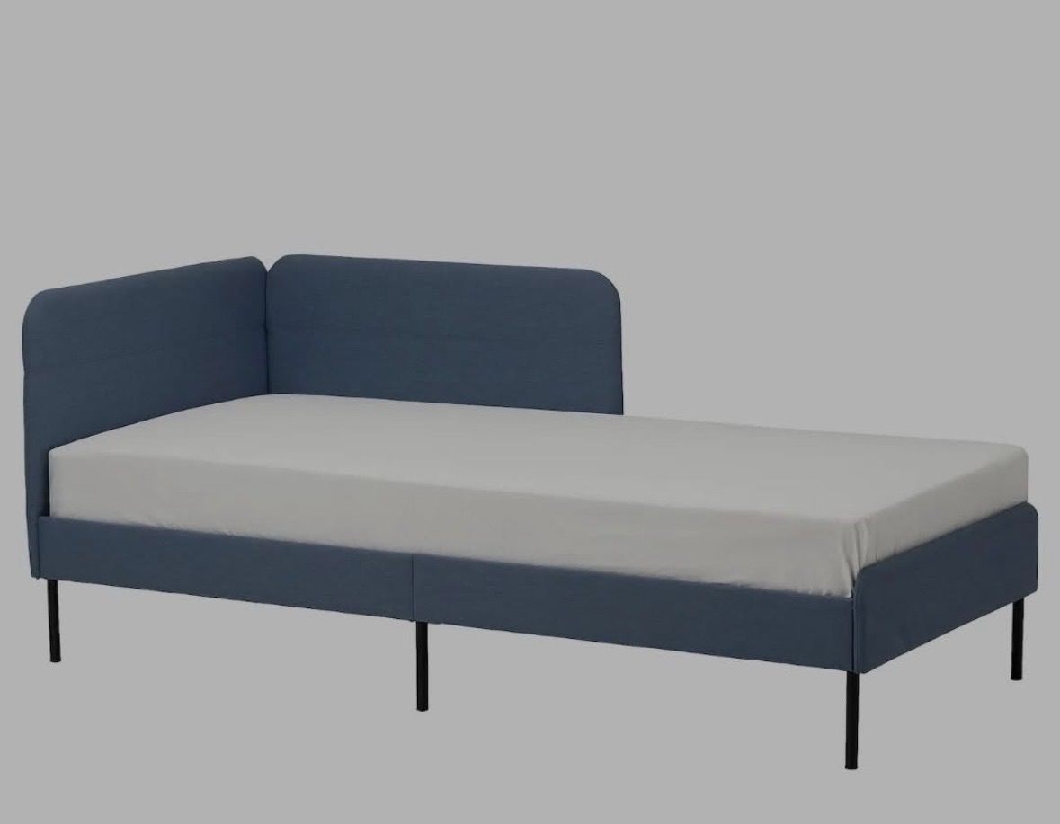 IKEA BLÅKULLEN Single Bed Frame – Knisa Blue 🛏️ - Image 3