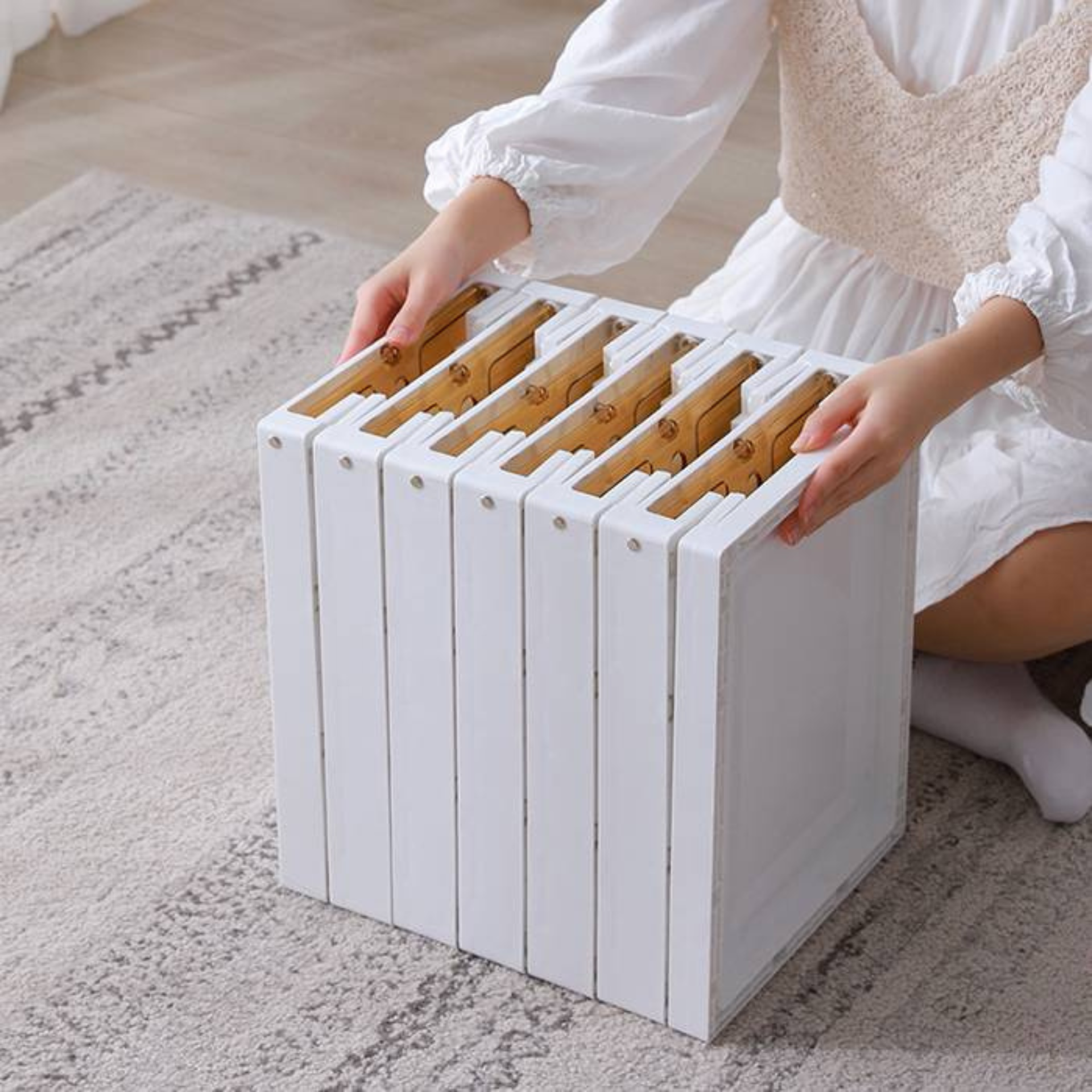 6-Layer Shoe Box, Foldable Storage Box Plastic - Image 4