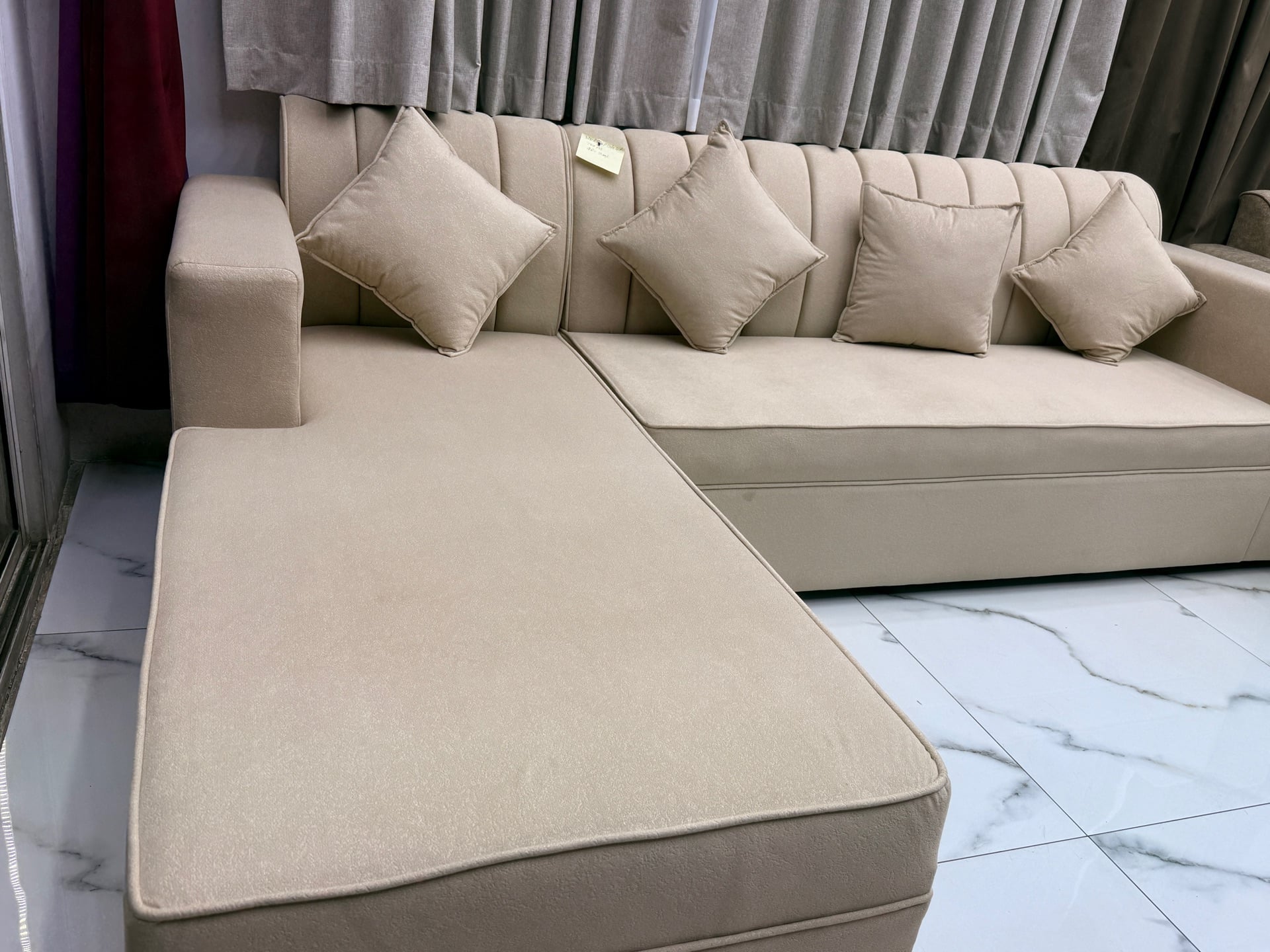 New L Sofa Set For Sale, Good Quality, Make in Doha, Color Available  - Image 10