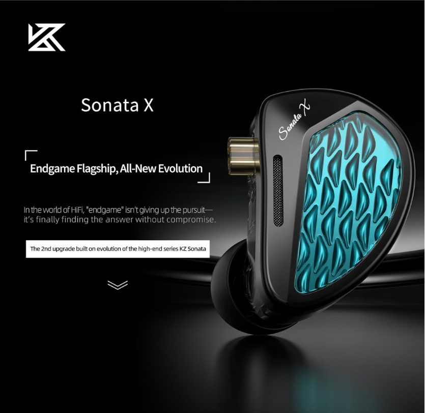 KZ Sonata X Flagship 28 Drivers IEM Earphones - Image 9