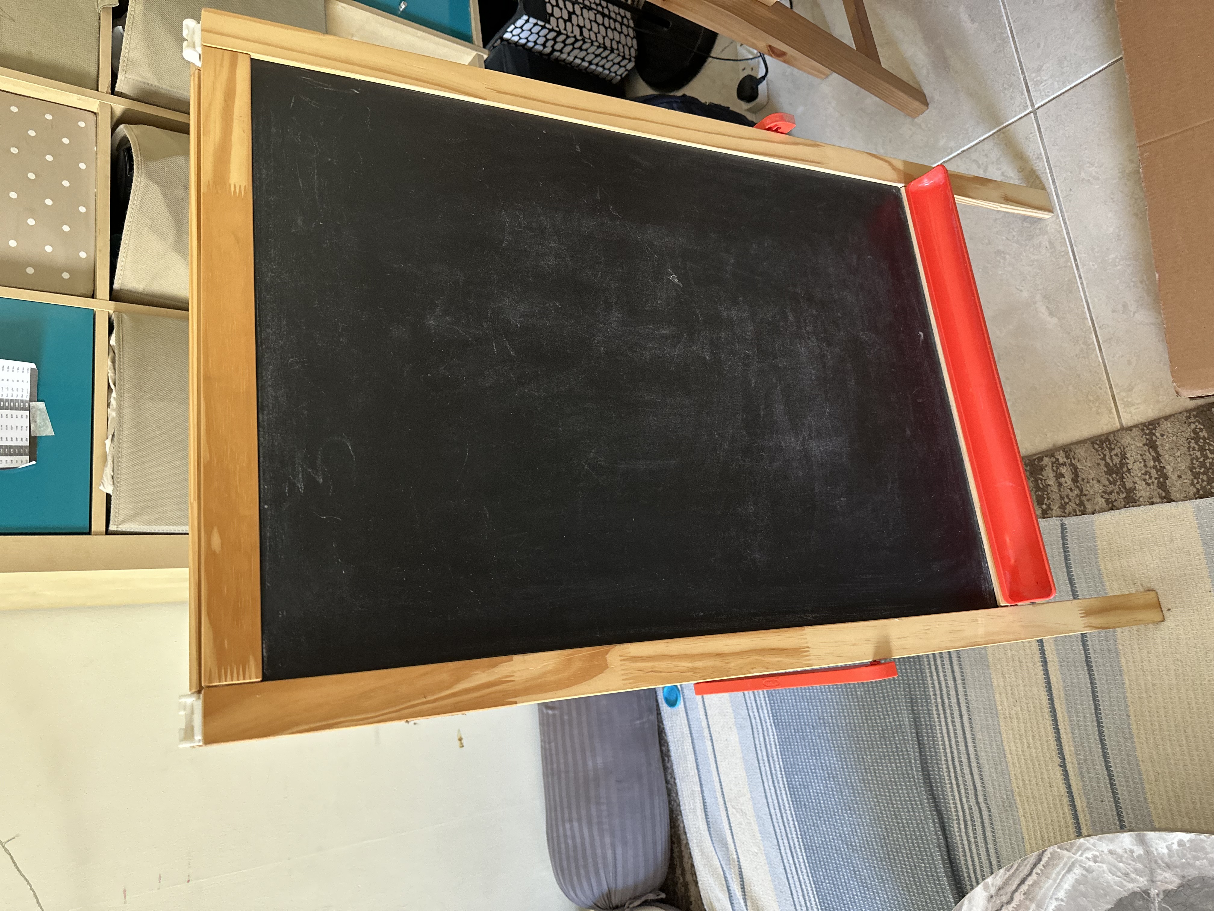 IKEA writing board chalk and pen  - Image 2