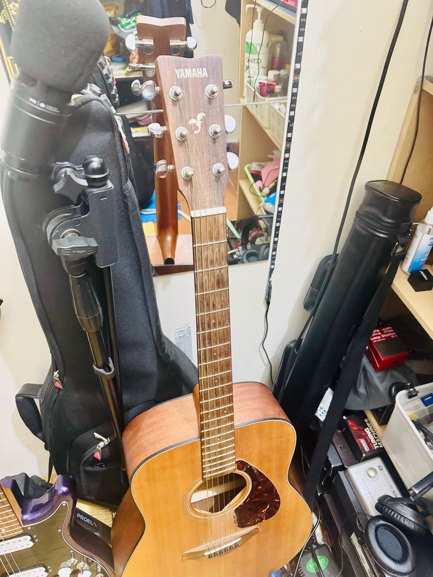 Yamaha fg700ms Acoustic Guitar  - Image 4