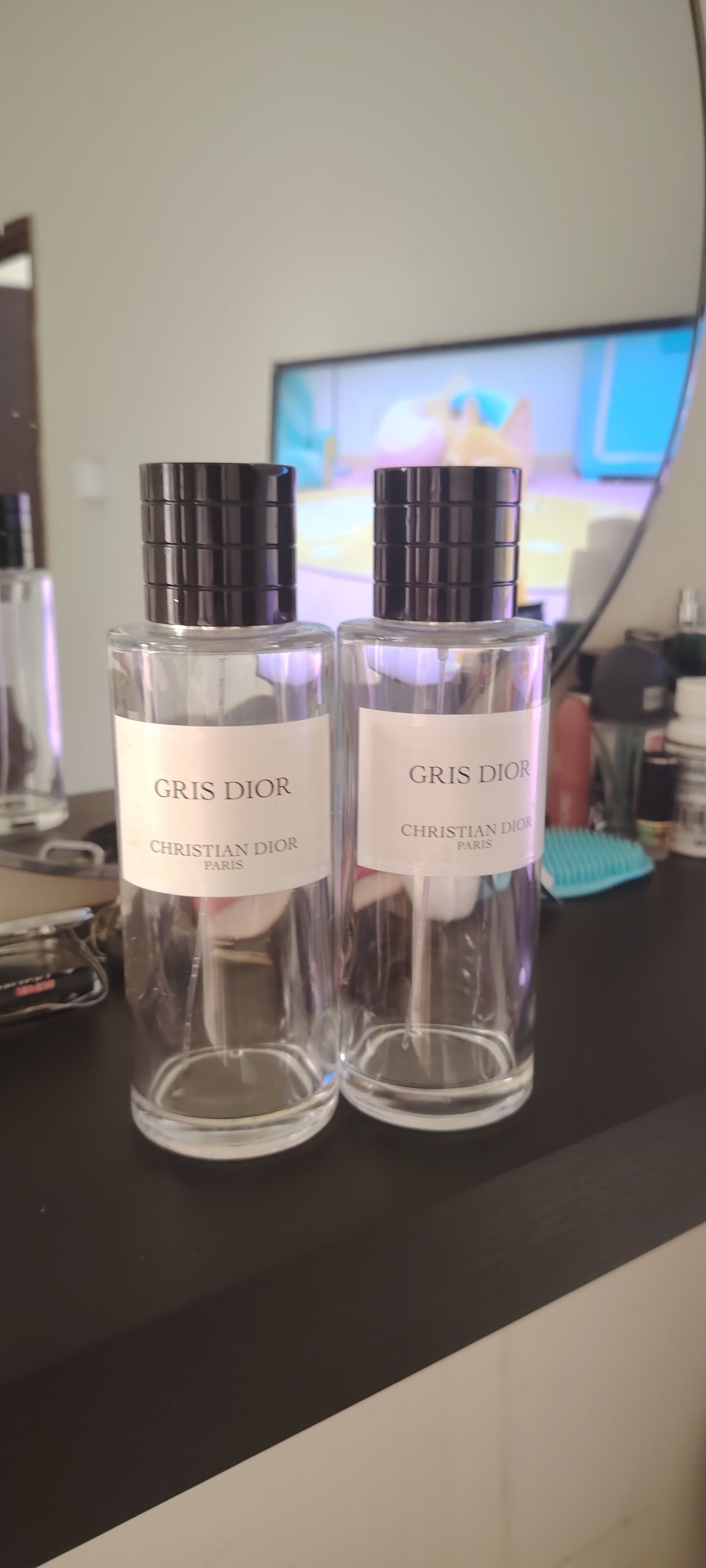 2 Pcs Empty Dior Bottles Both 200 QAR  - Image 3
