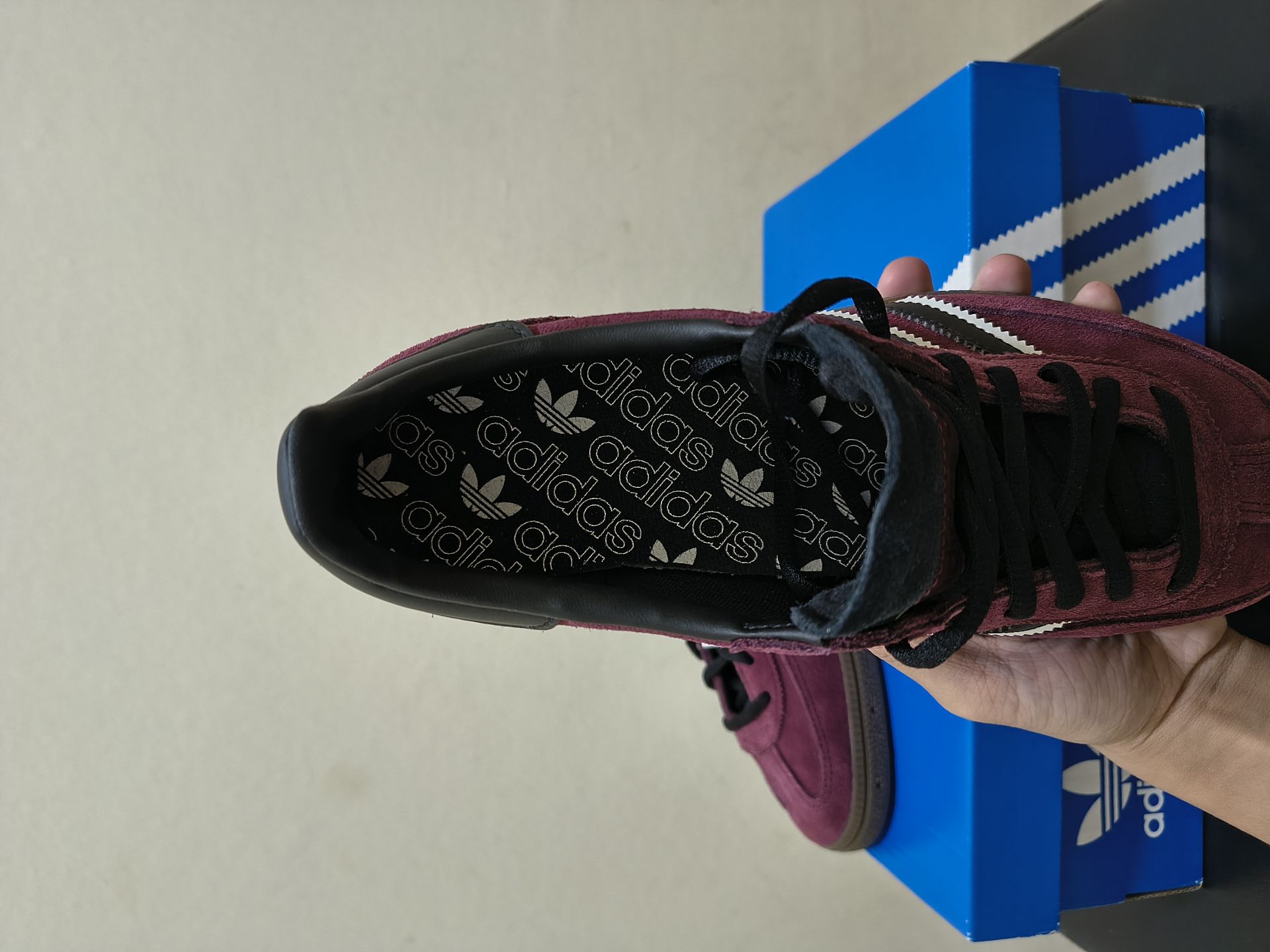 Adidas Handball Spezial Maroon / Black (Brand New, Original & Size 8 US) - Image 6