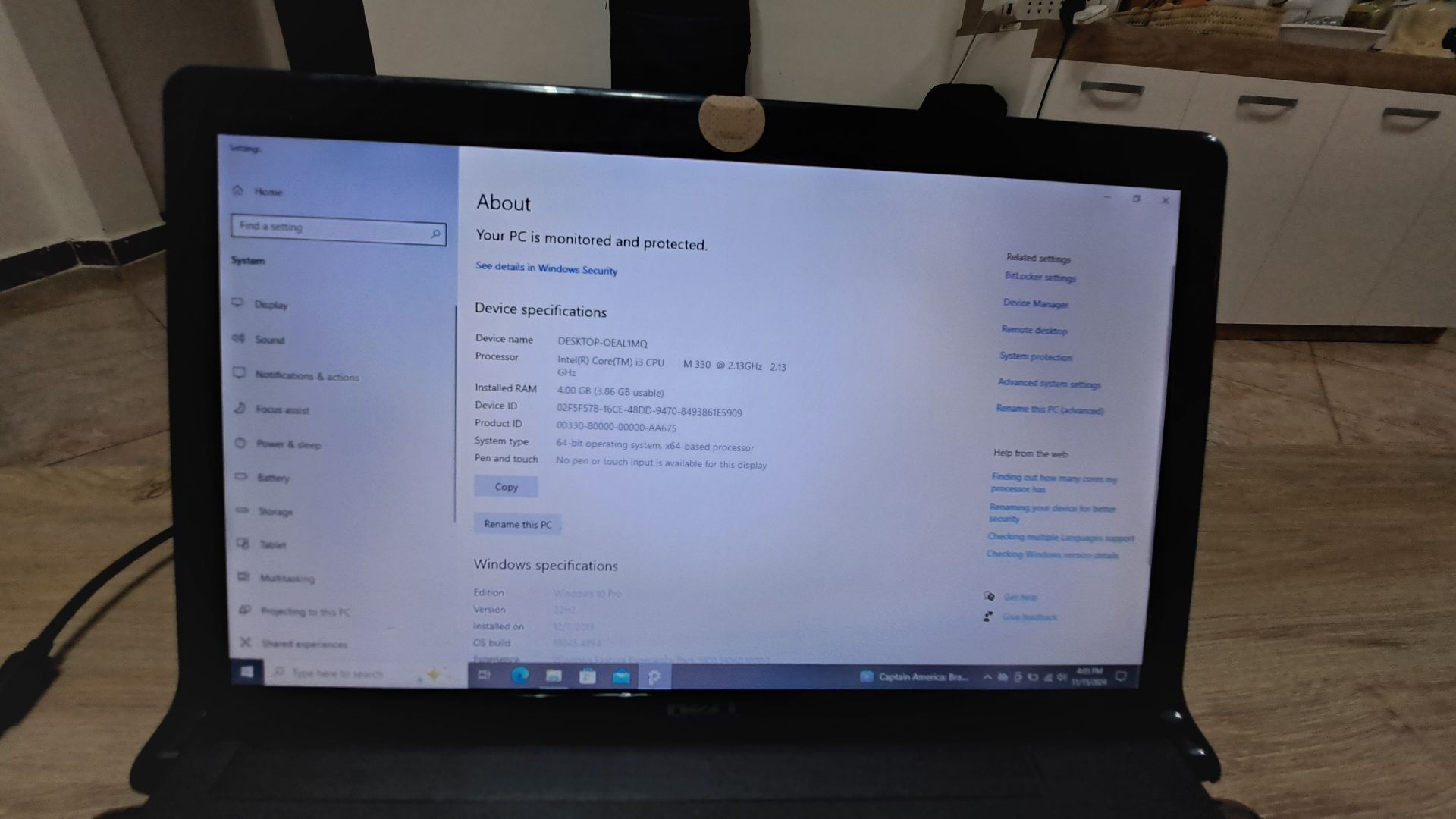 Laptop Dell Inspiron 1564 - Image 2
