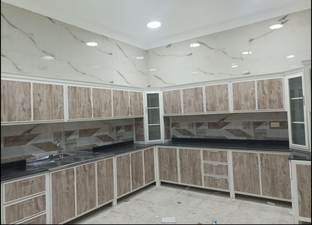 Al size readymade kitchen cabinet sell and make order also old cabinet repair do - Image 9