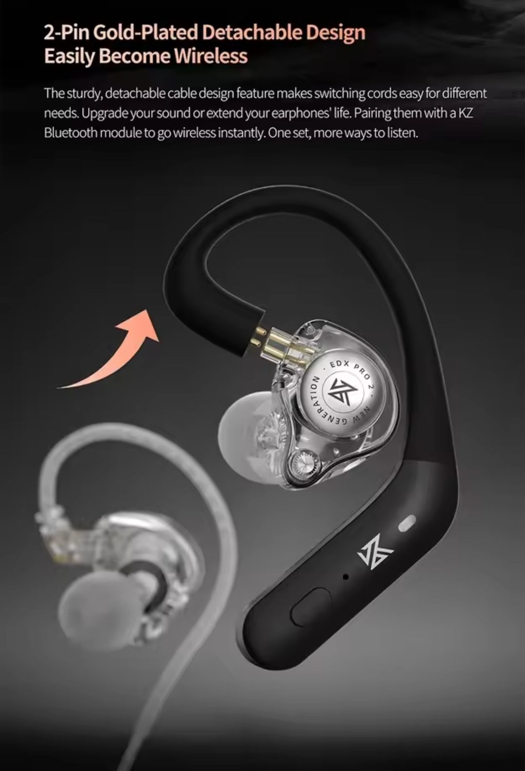 KZ edx pro (ميزانية سماعات داخل الأذن) - Image 8