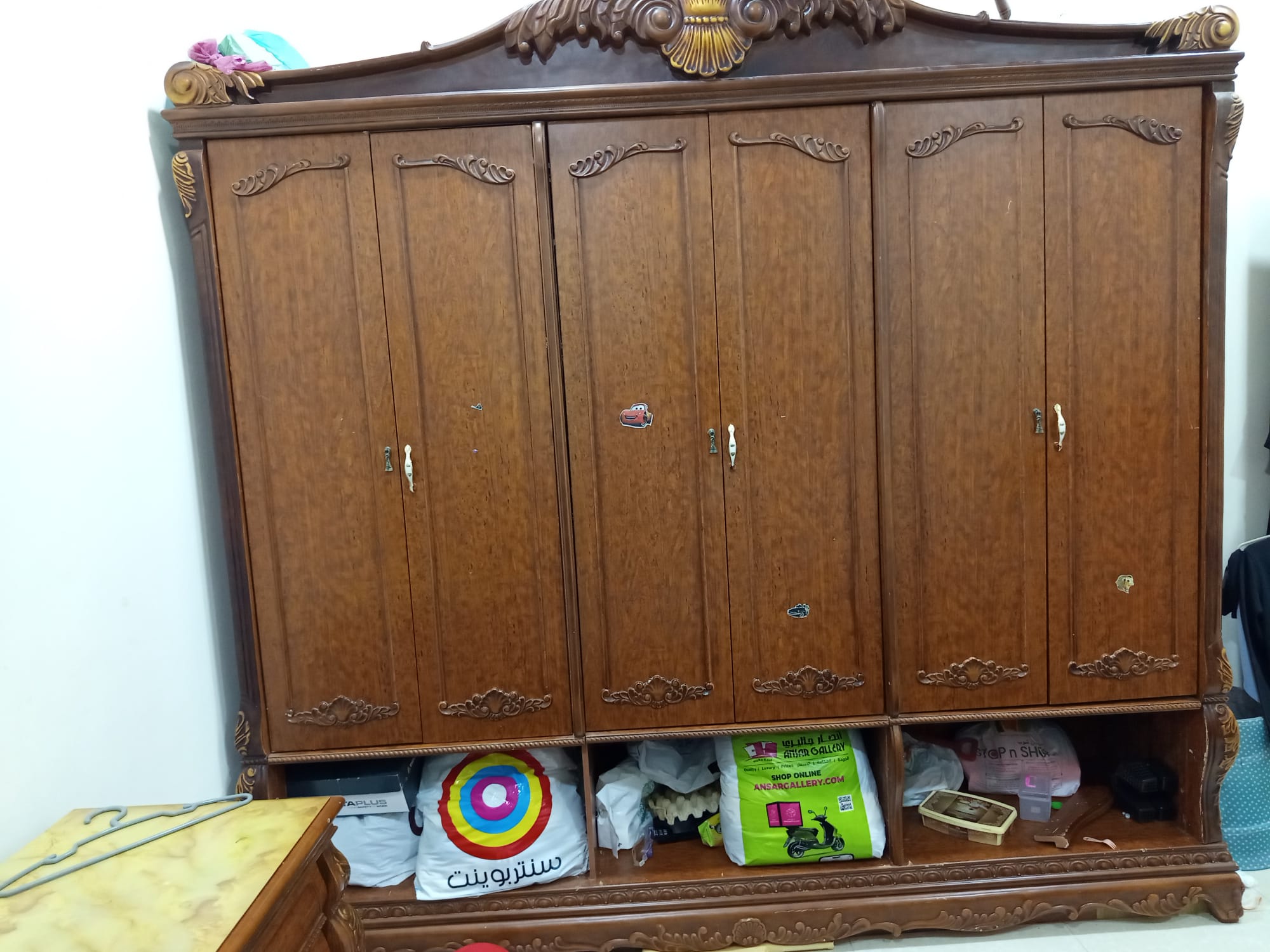 Urgent Sale: King Bedroom Set + Wardrobe + Storage + Extras - Image 5
