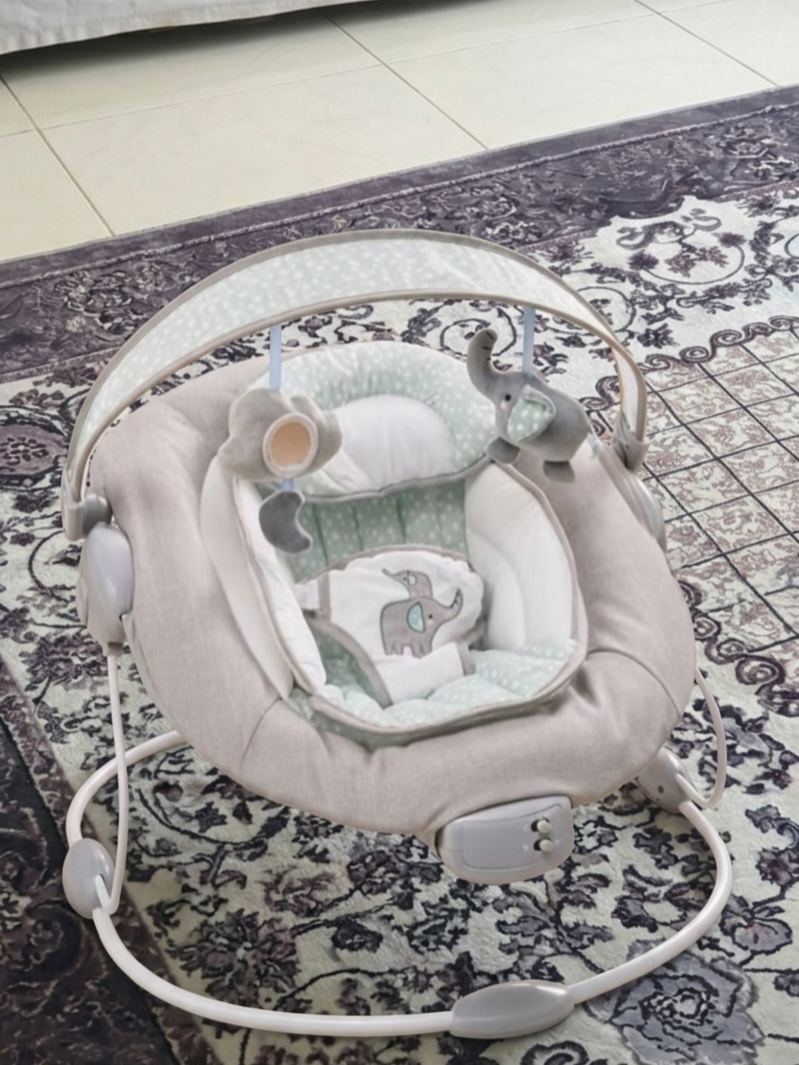 Mothercare Elephant Baby Bouncer - Image 1