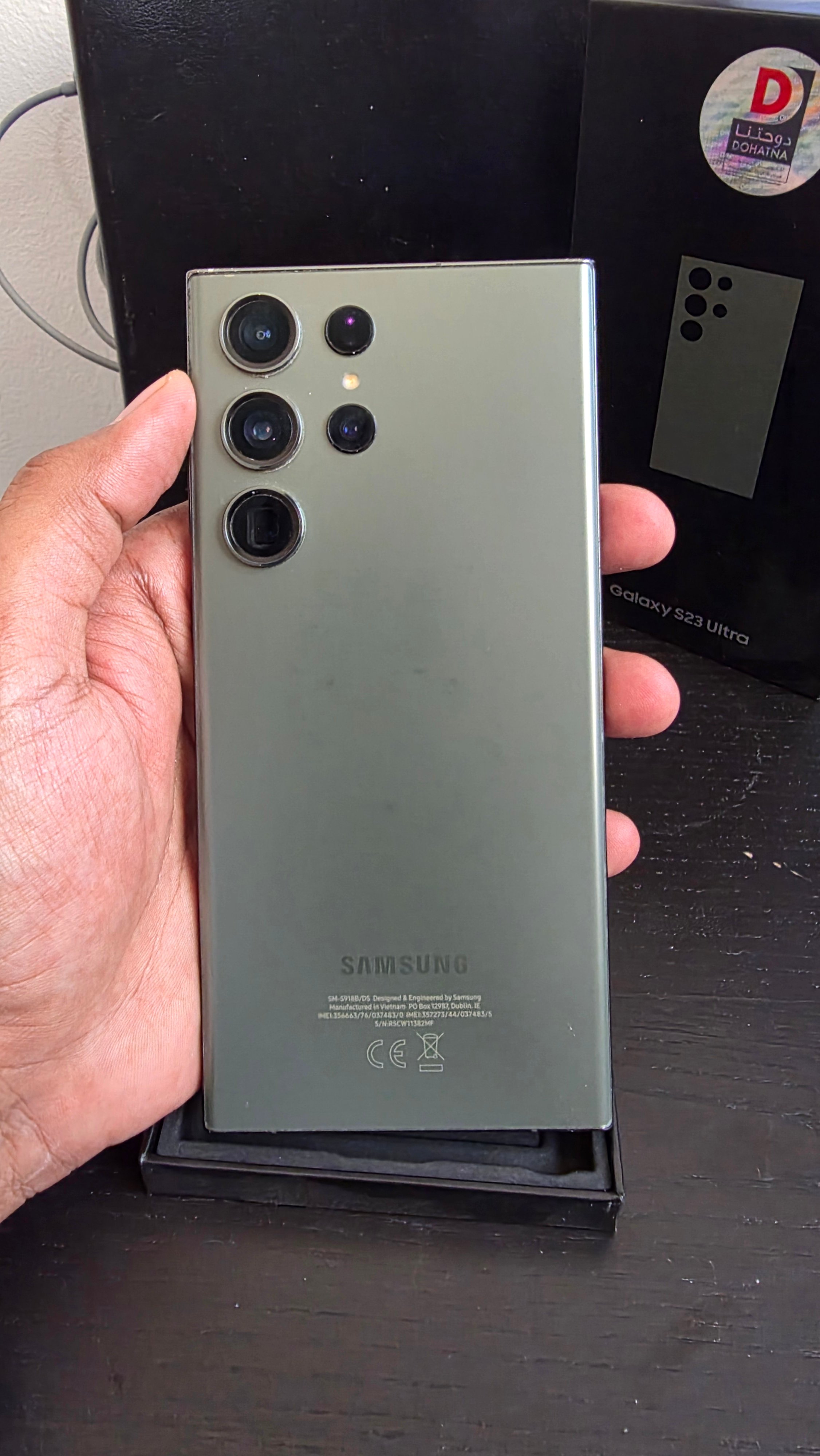 For Sale: Samsung Galaxy S23 Ultra (Olive Green) – Perfect Condition! - Image 3