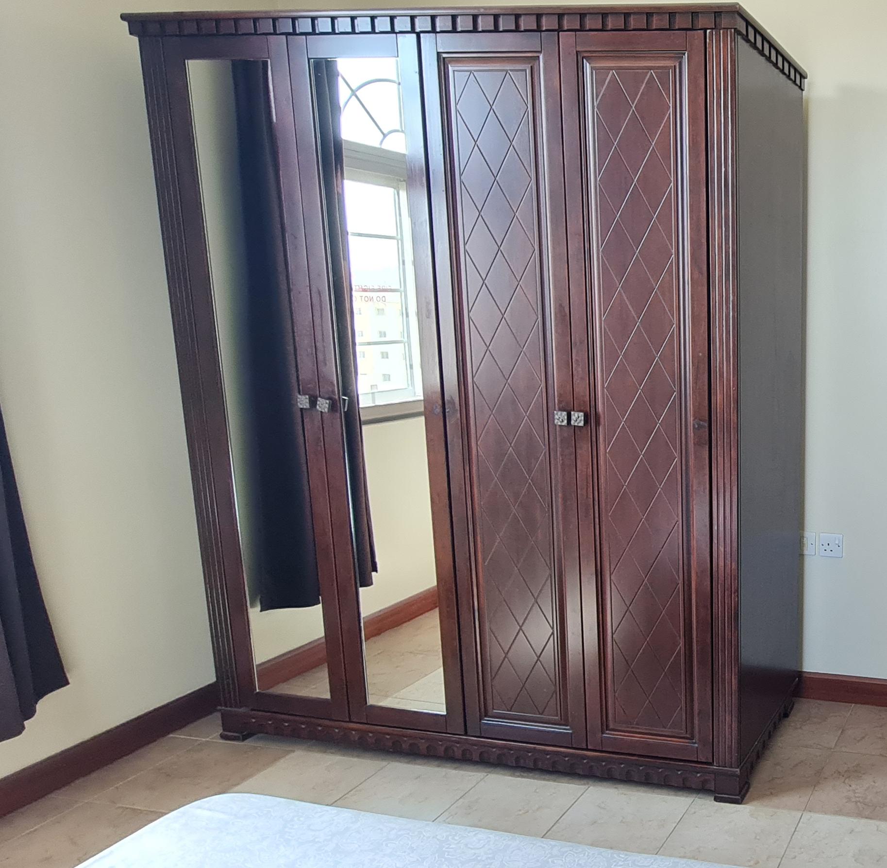 BEDROOM SET (Queen size Bed, Wardrobe and 2 Side tables) for SALE!! - Image 4