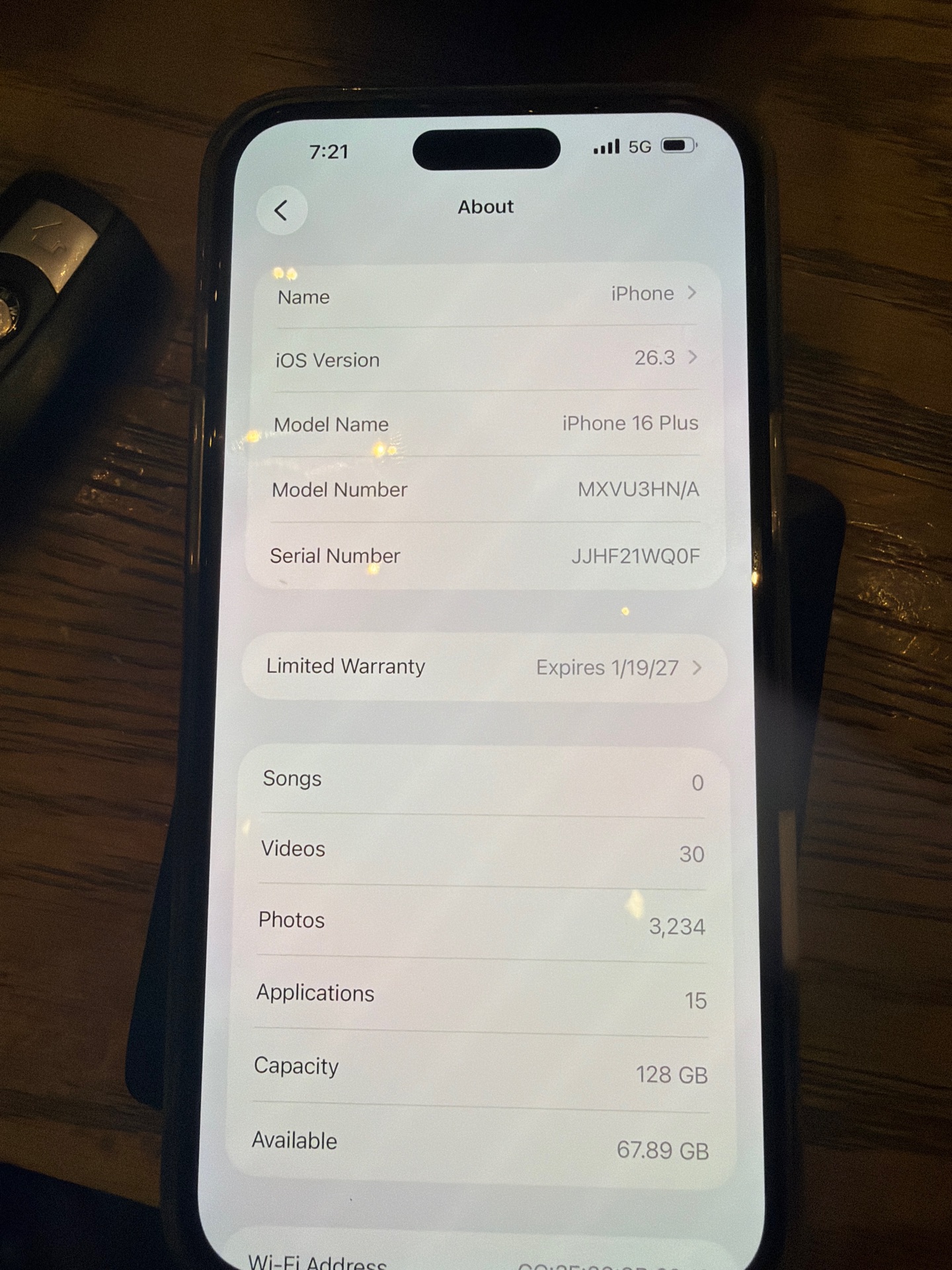 IPhone 16 Plus 128GB Black 1 Month Used - Image 2