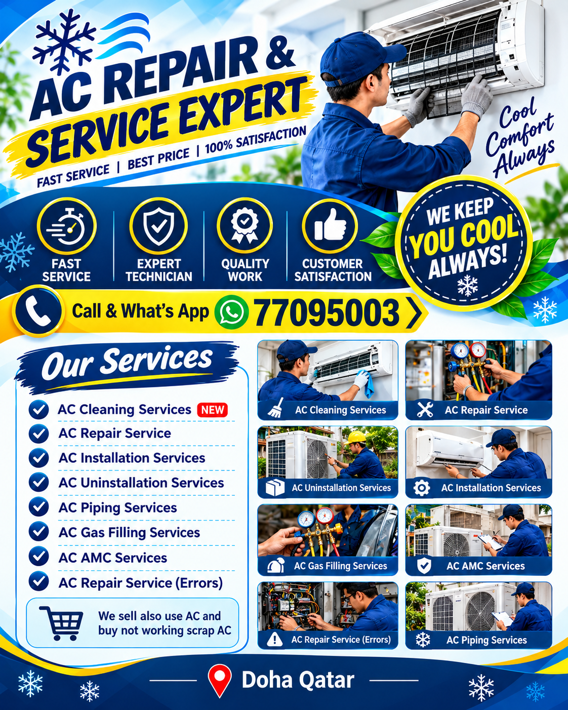 Ac Maintenance ,Sarvice & Repair. Buy & Sall Ac.