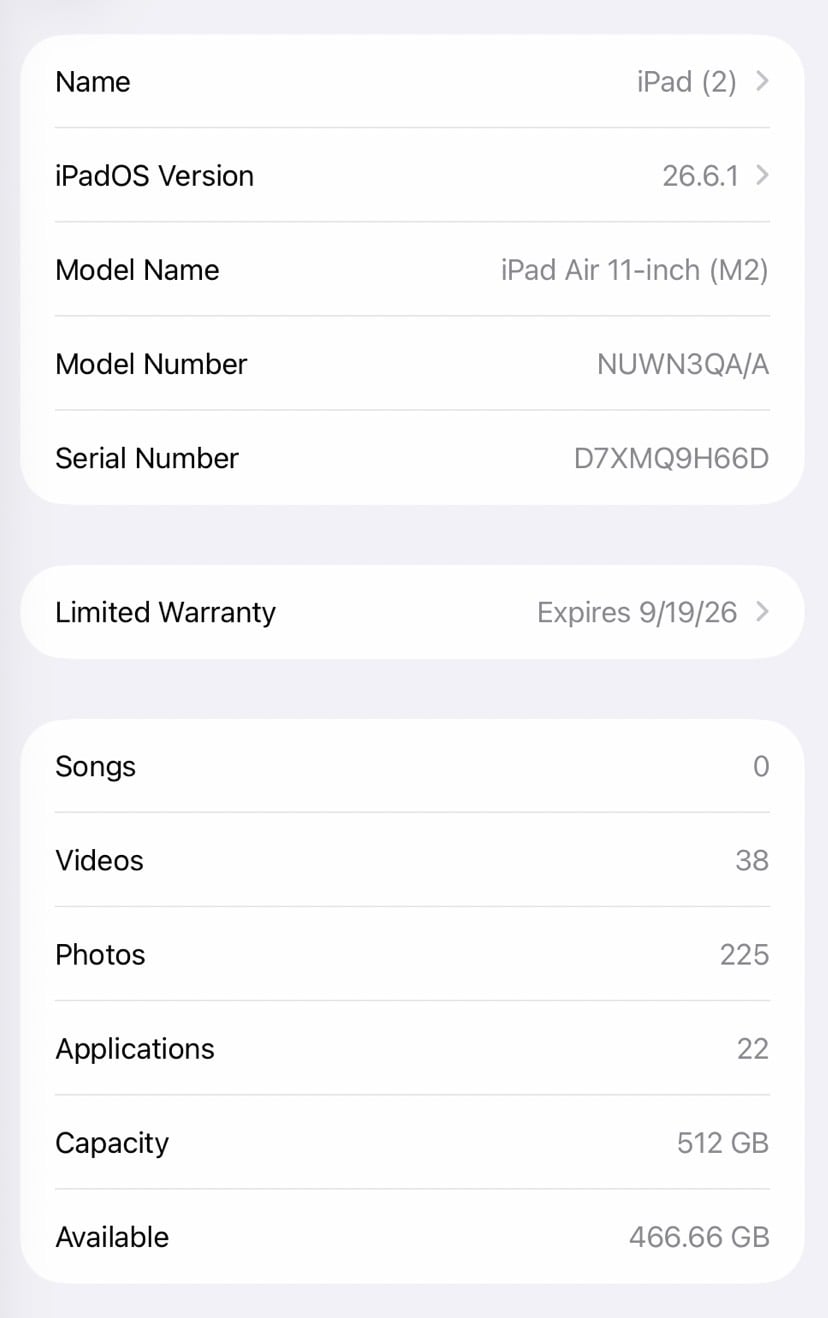 iPad Air 11-inch (M2) – 512GB Wi-Fi - Image 6
