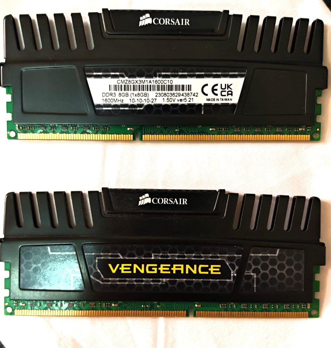 Corsair Vengeance 8GBx2 DDR3 1600MHz RAM - Image 1