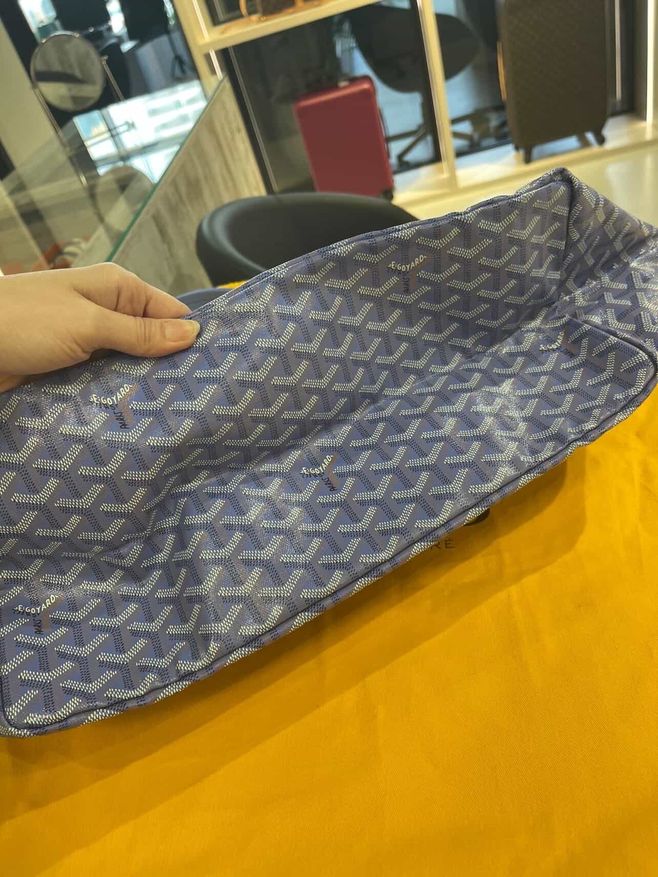 Goyard St Louis Garden Iris and Floral Reversible Bag - Image 6