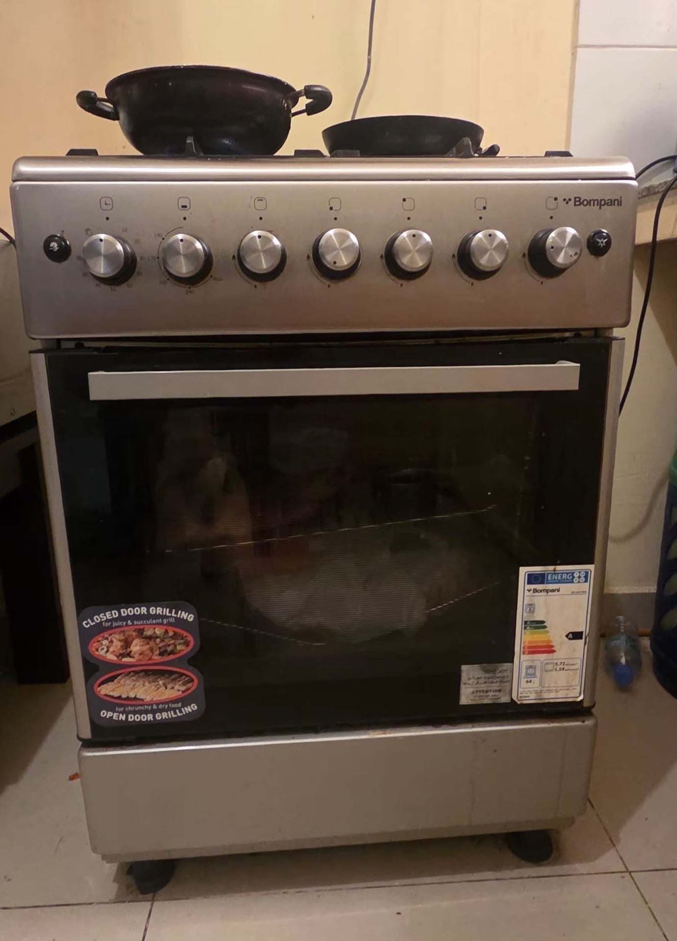 Bompani cooking range with microwave ovens  - Image 5