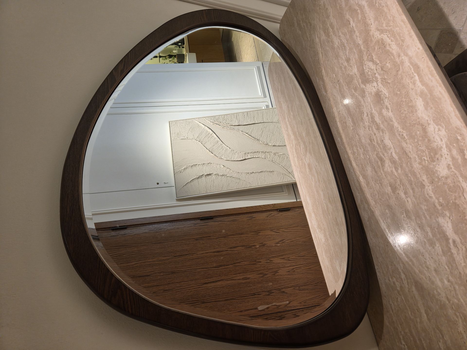 Pebble Console Table with Mirror - Image 8