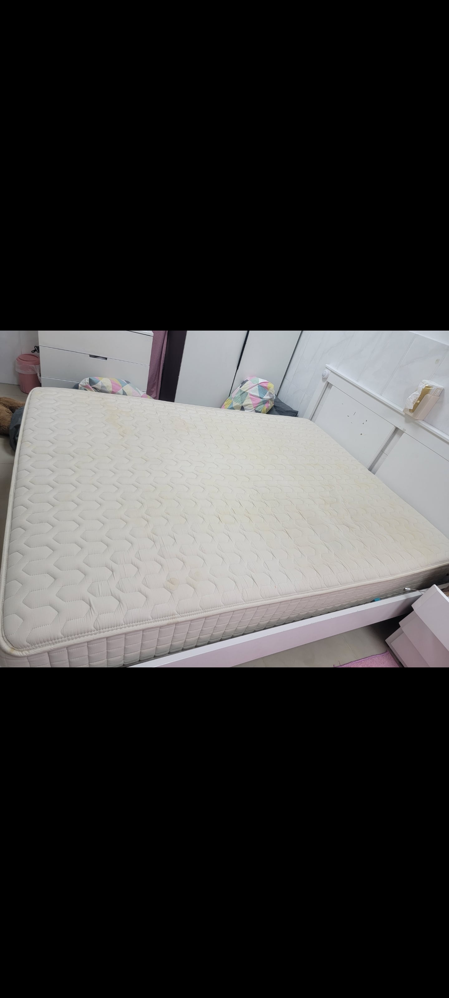 160x200 mattress + bed - Image 3