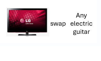 Electric Guitar swap with LG 52 In Smart TV - Image 3