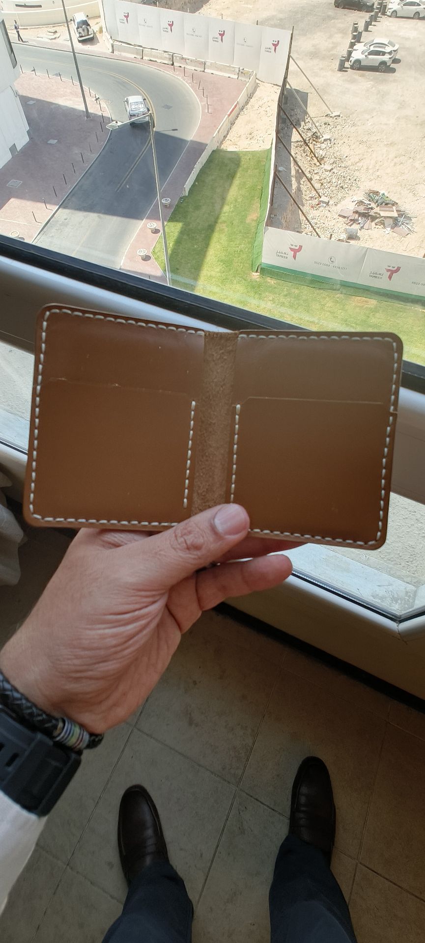 Used original leather wallet Made in Pakistan  - Image 8