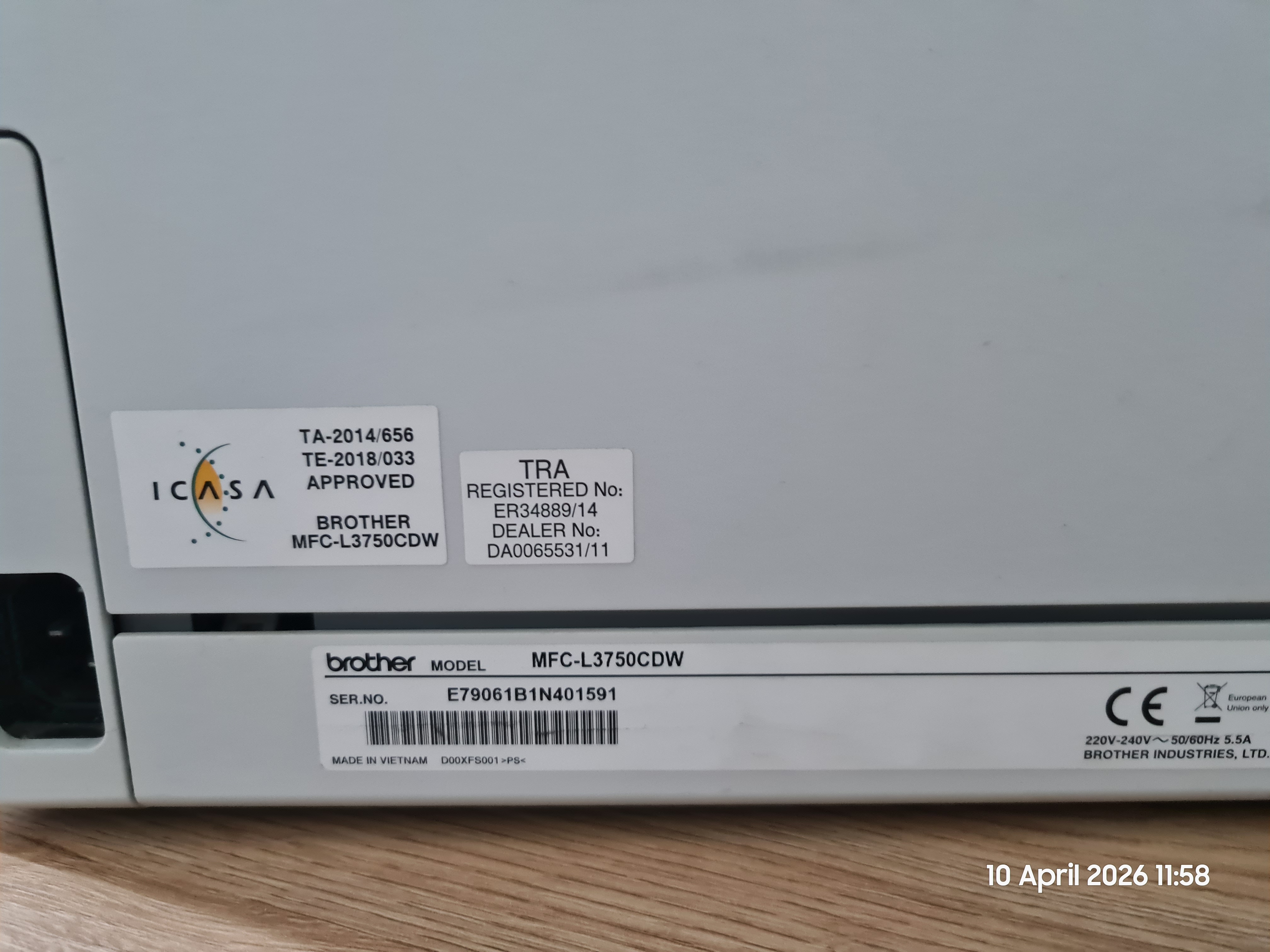 Brother Printer MFC-L 3750CDW - Image 3