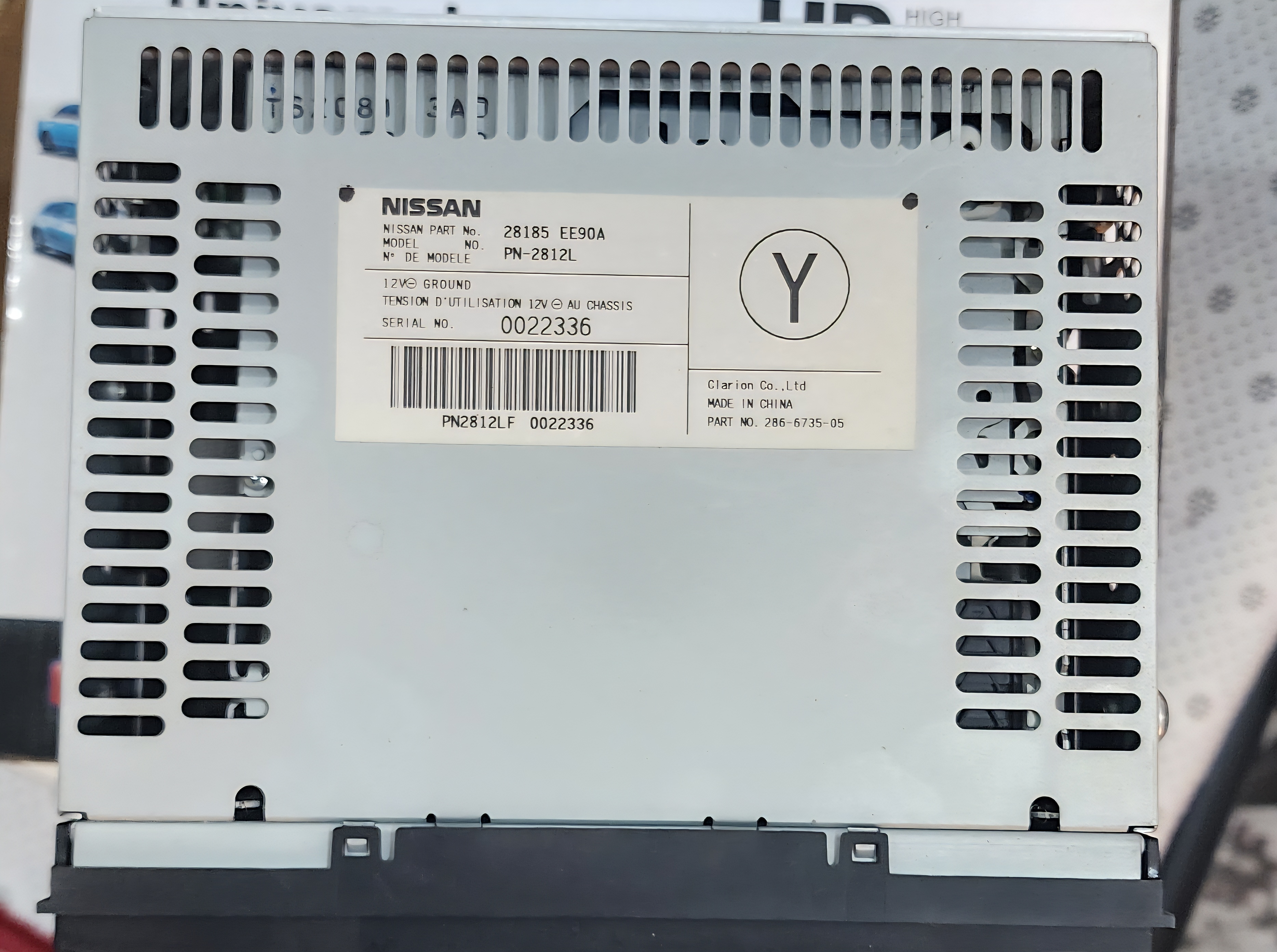 Nissan Tiida Original CD player for sale - Image 3