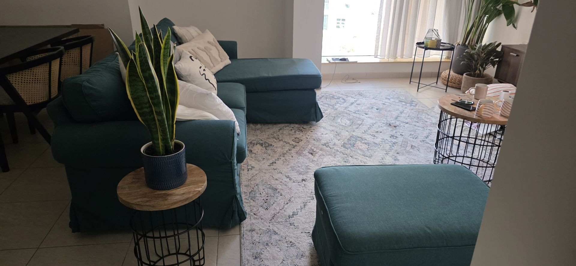 Ikea -Ektorp sofa set in green - Image 3