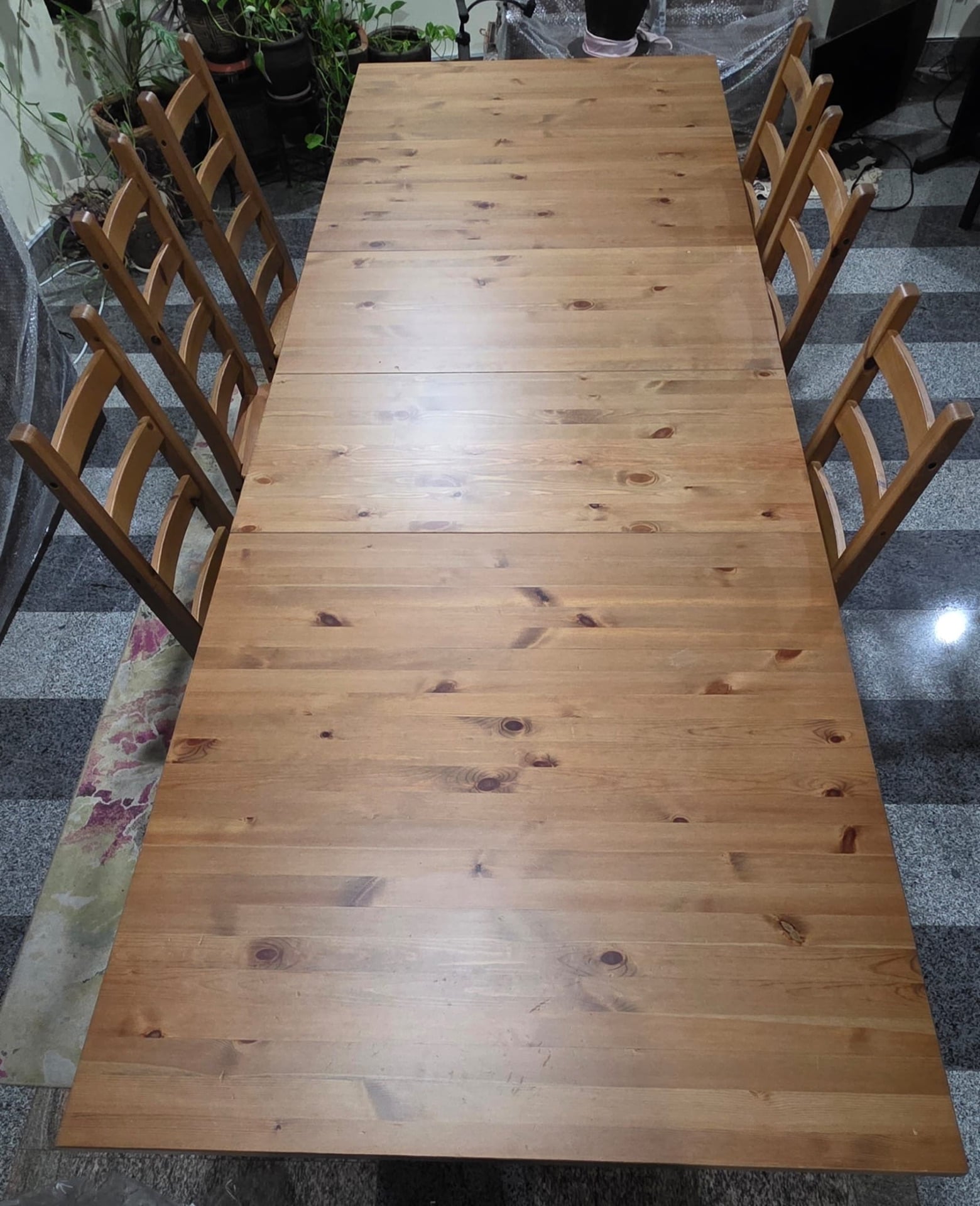 6 Chairs Dining Table - Excellent Condition  - Image 5