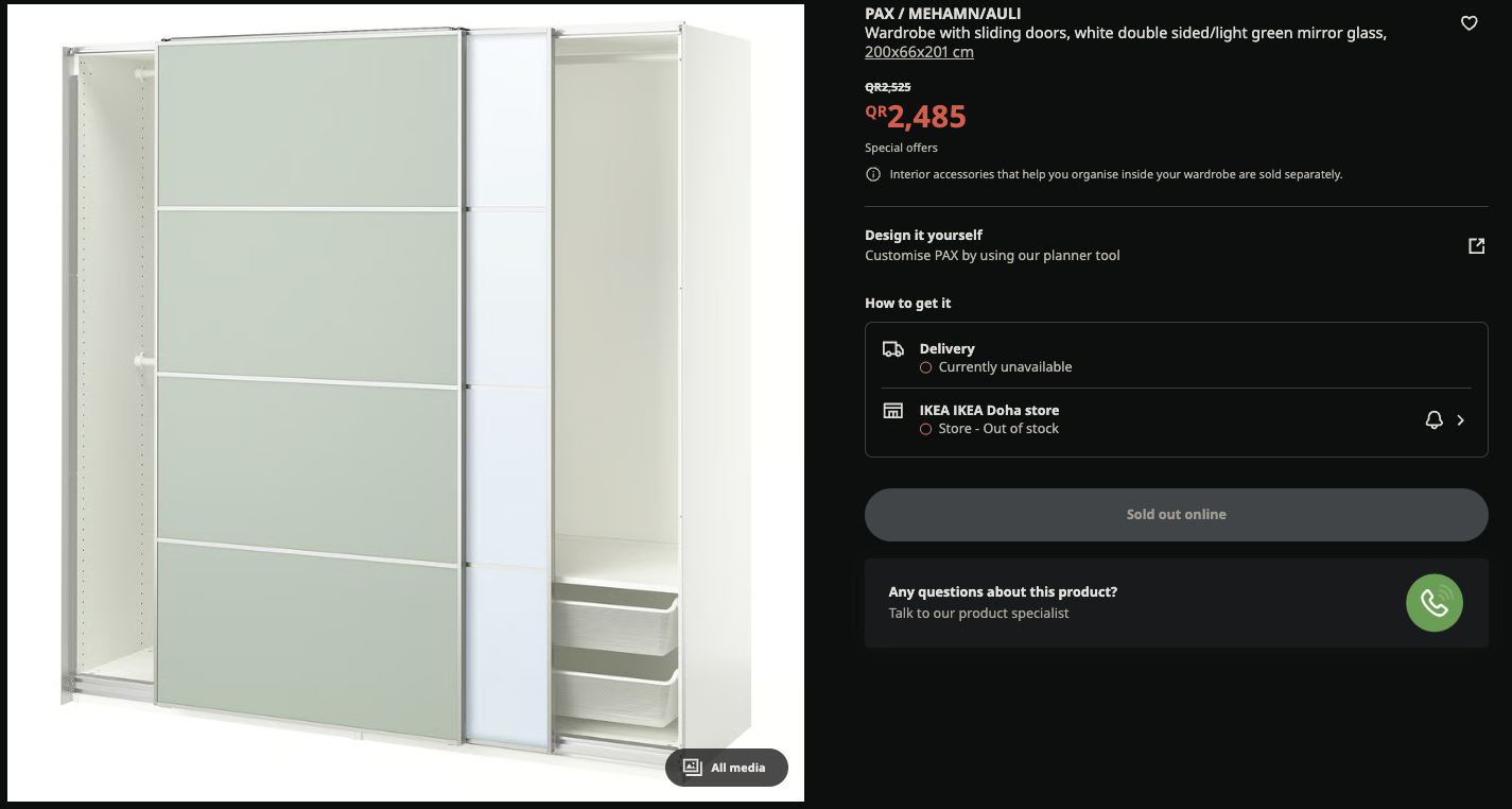 IKEA Wardrobe/Closet FOR SALE - Image 6