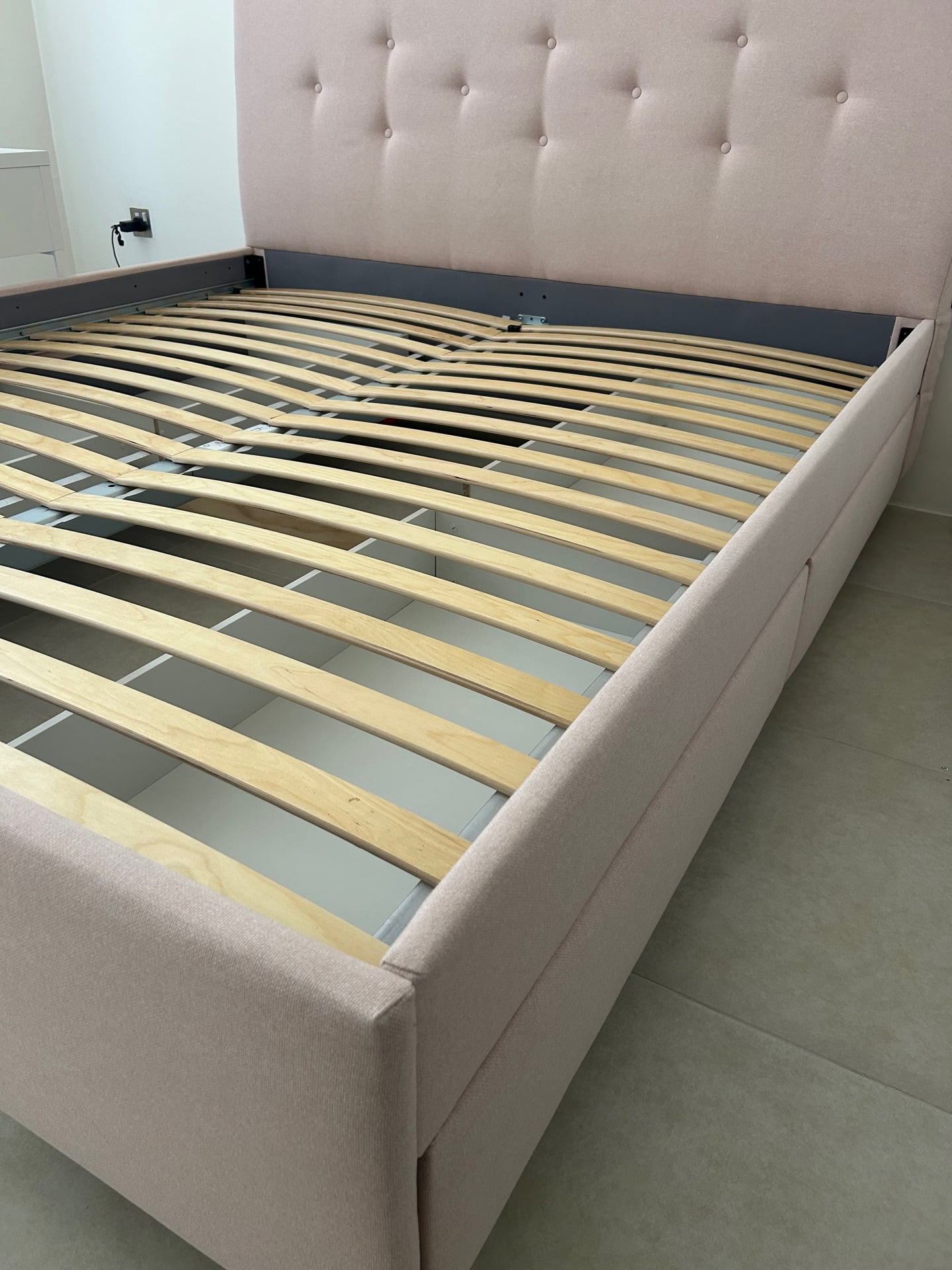 Ikea bed with storage 4 drawers without mattress 180x200cm king size - Image 5