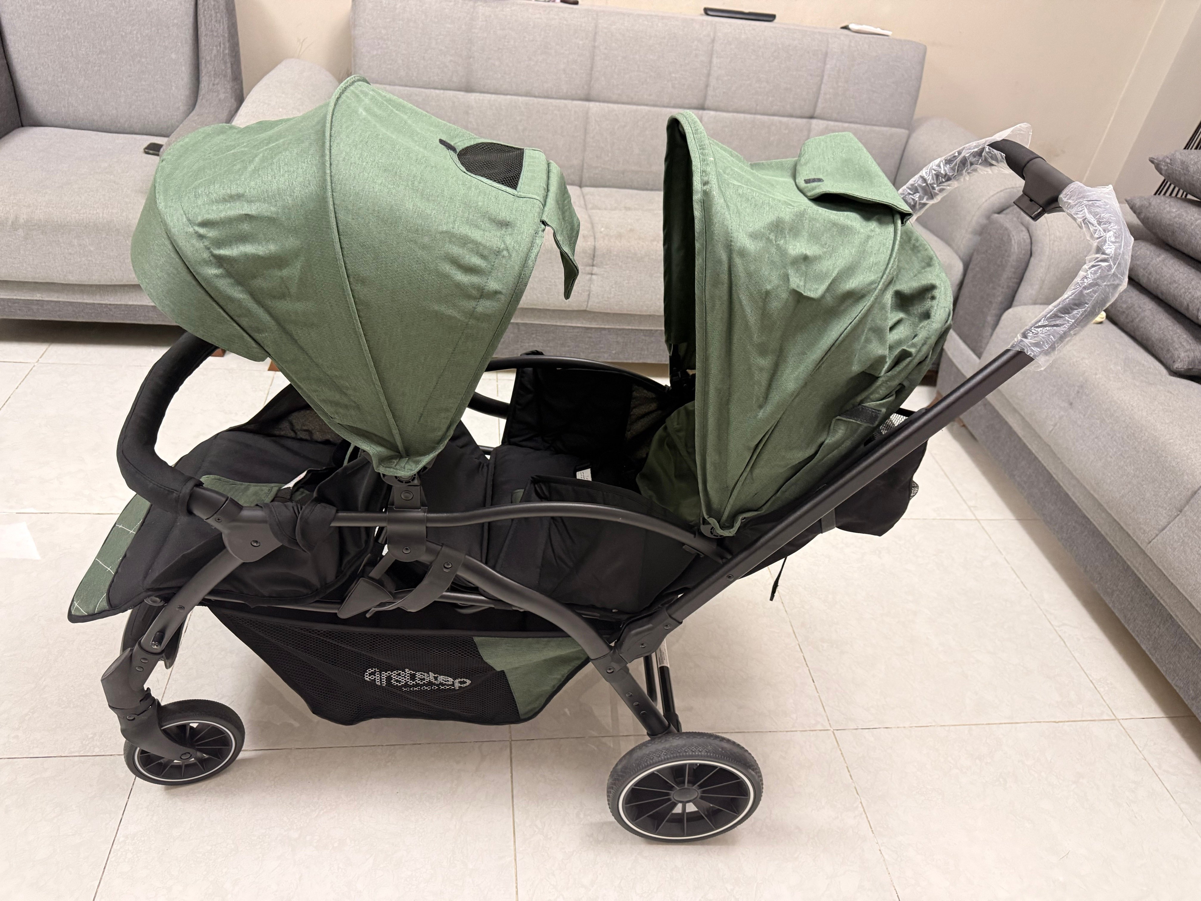 First Step T2 Baby Stroller, Green, A25 - Image 2