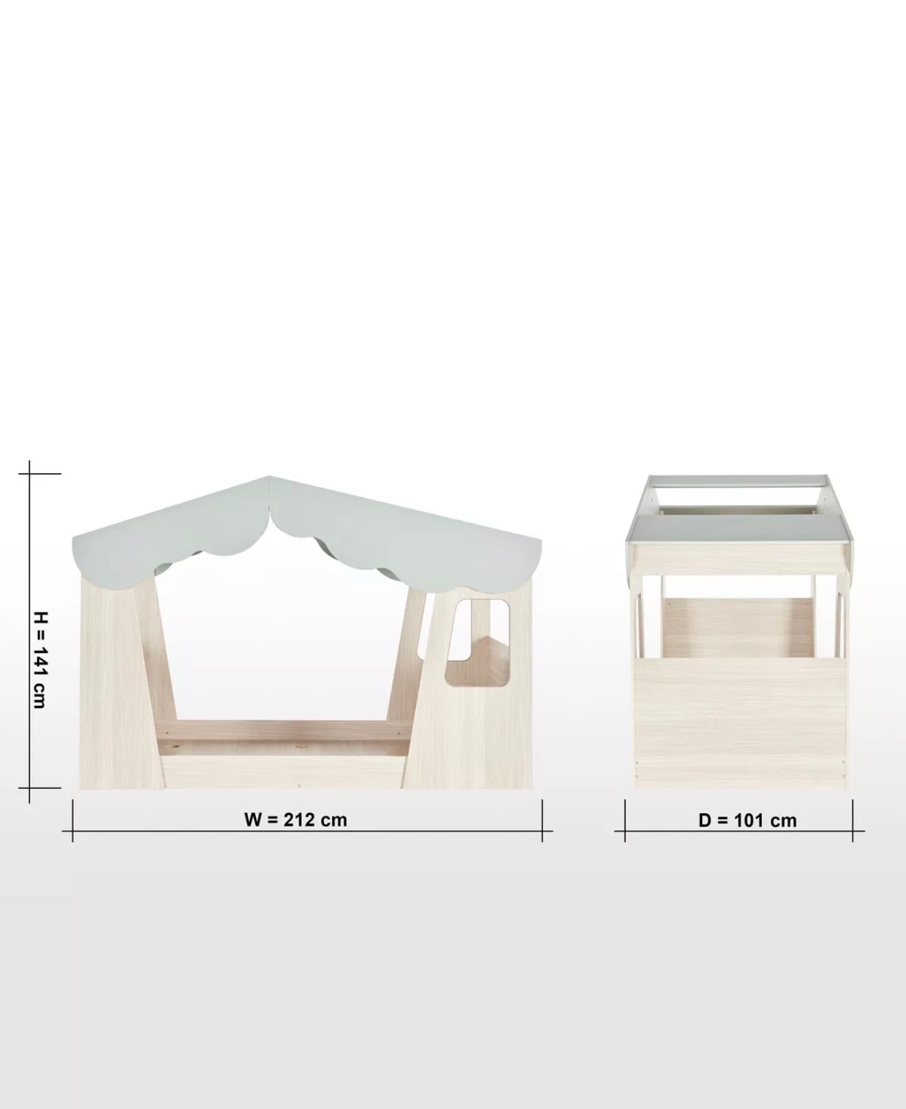 Brand new kids wooden bed, FREE - Image 5