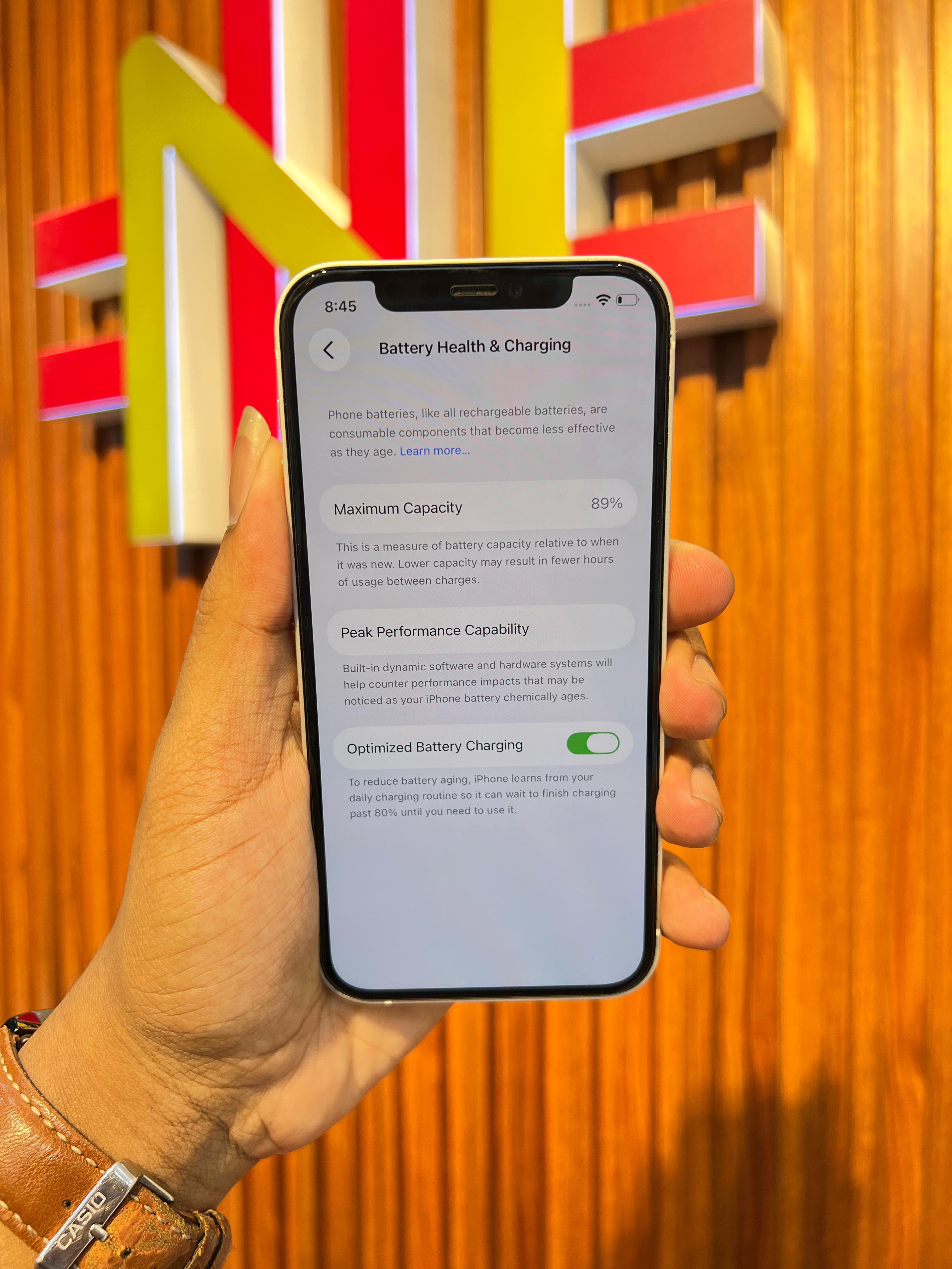 IPHONE 12 128GB 89% With Box - Image 2