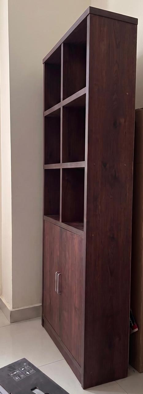 Tall Wooden Bookshelf / Storage Cabinet - Image 3