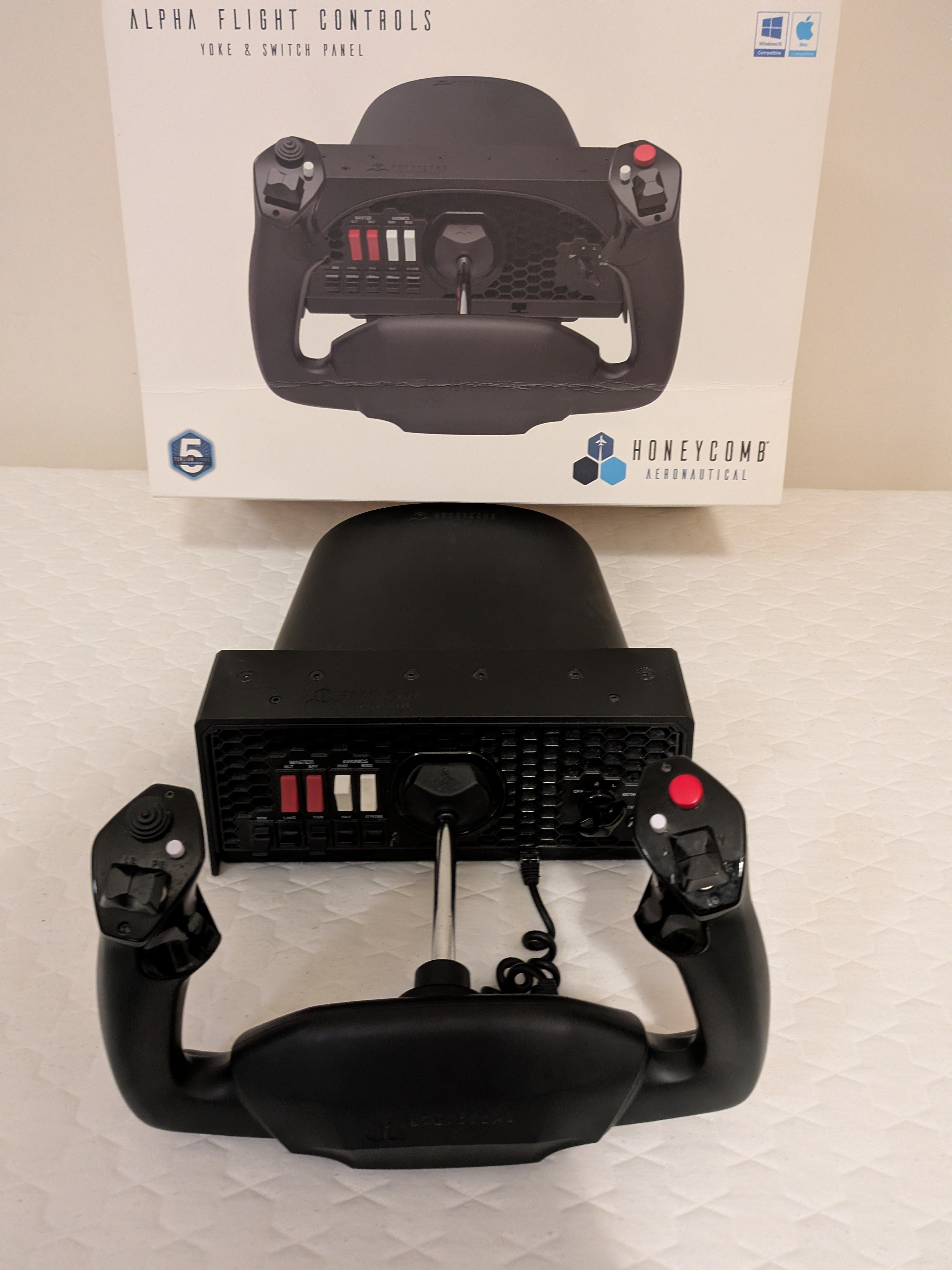 Flight Simulator Joystick Honeycomb Alpha Yoke - Image 3